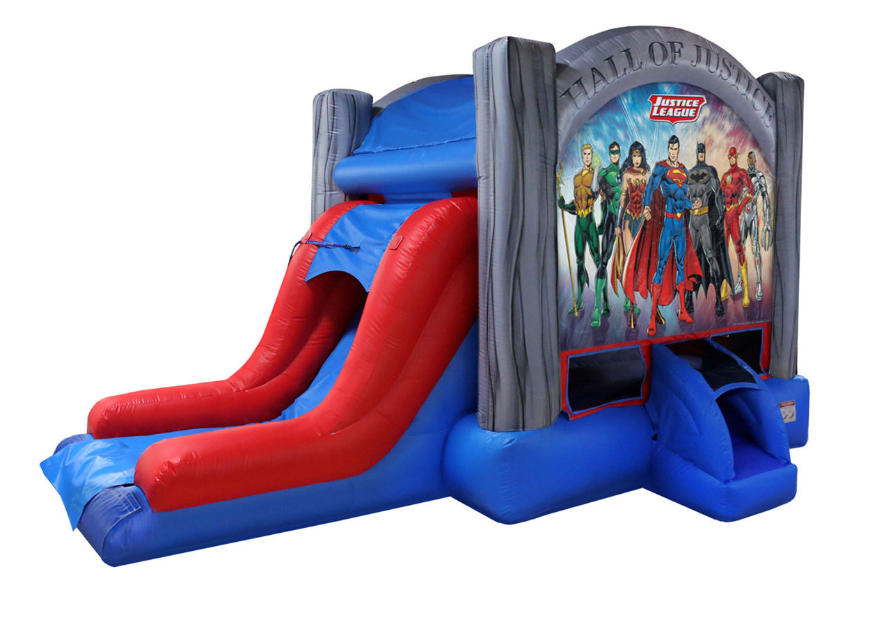 Justice League Bounce House Combo Rentals Houston Sky High Party Rentals