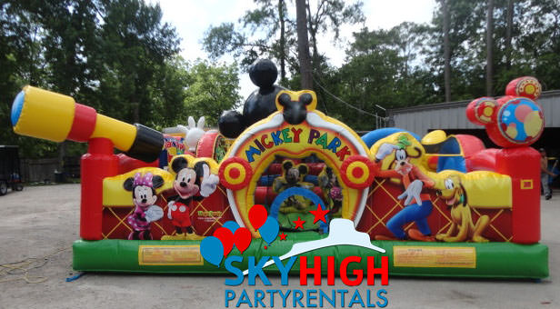 Mickey Mouse Clubhouse Bounce House Rental - CenTex Jump & Party