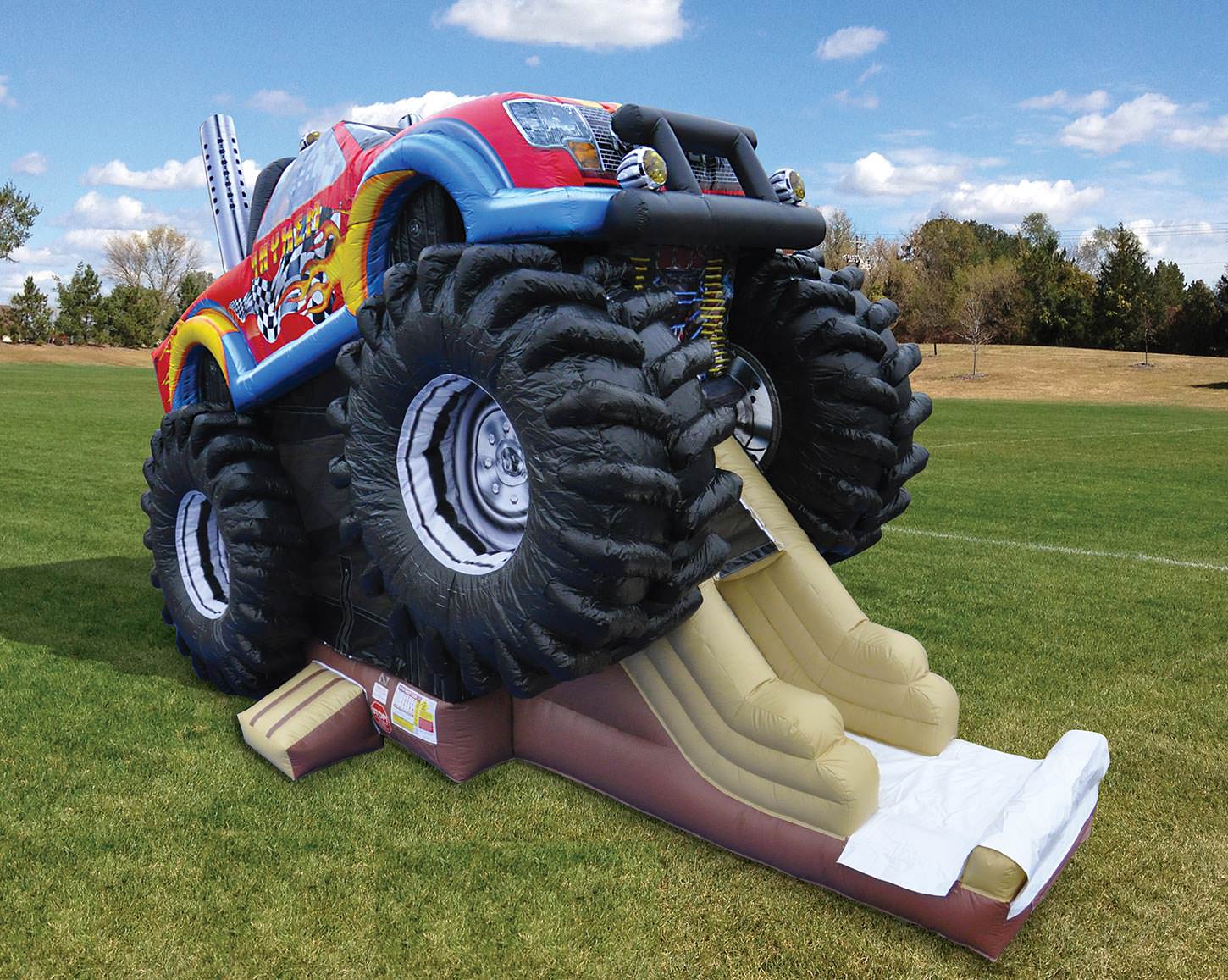 Monster Truck Deluxe Bounce House in Houston, TX SkyHighPartyRentals