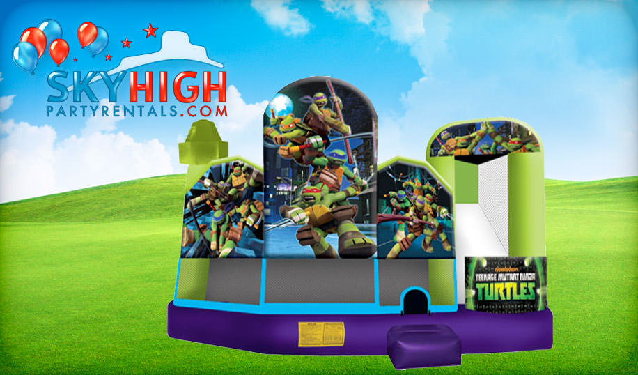 Ninja Turtle Bounce House - Party Rental Professional - Bounce