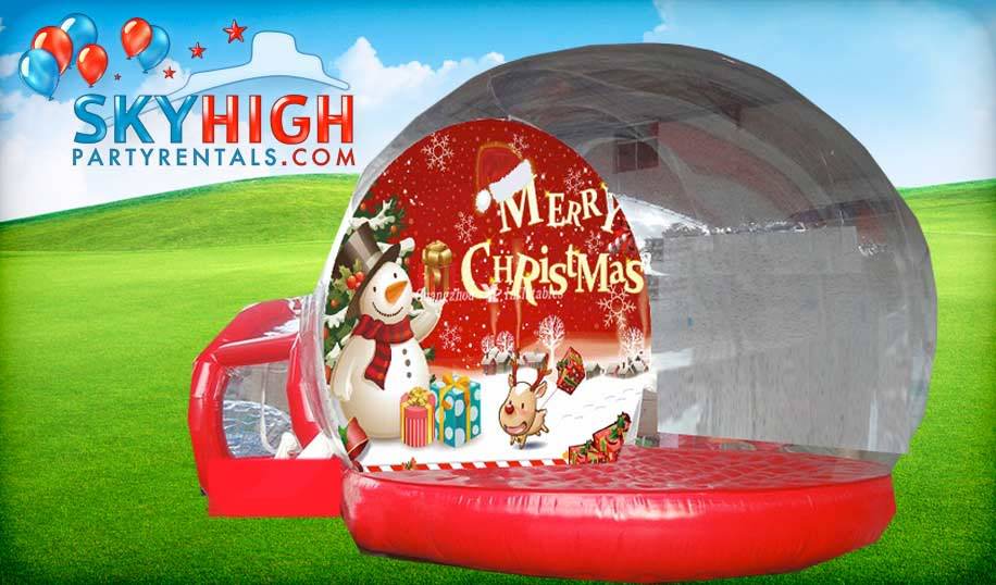 USA Inflatable Snow Globe Sky High Party Rentals