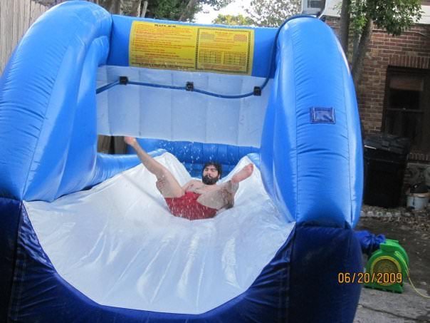 24ft Wild Waves Slide for Pools (S46) – Mom's Party Rental