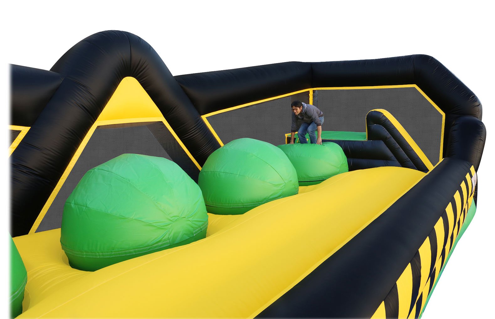 Large Wipeout Inflatable Obstacle Course