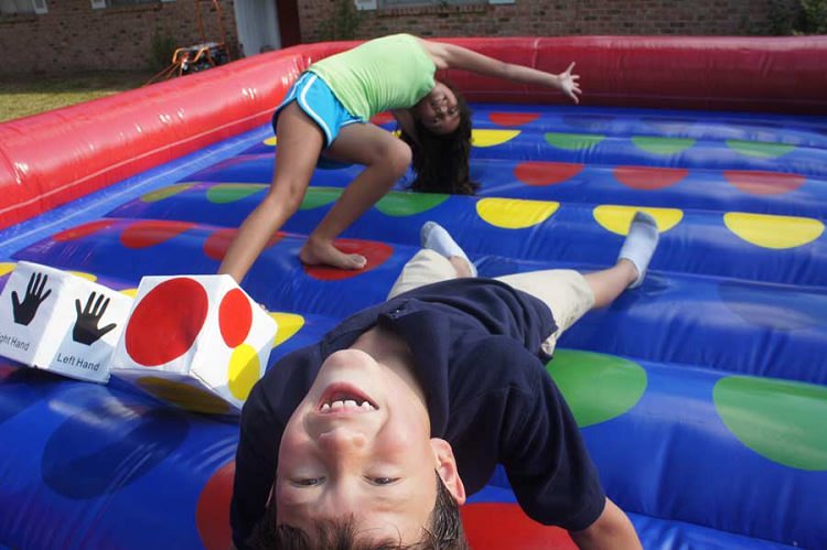 Inflatable Twister Game Rental - Rebecca's Jolly Jumps