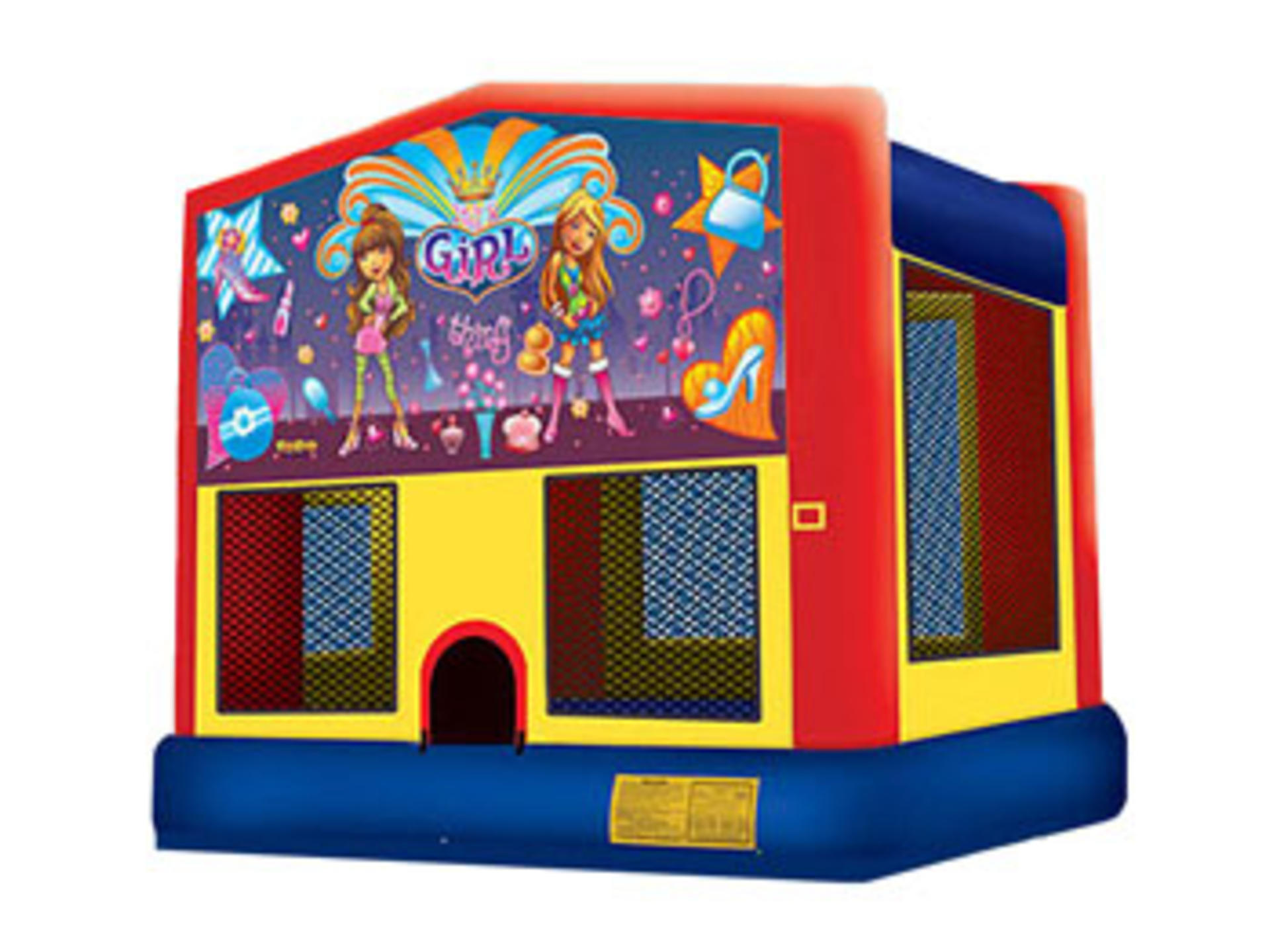 13 x 13 It's A Girl Thing Bounce House