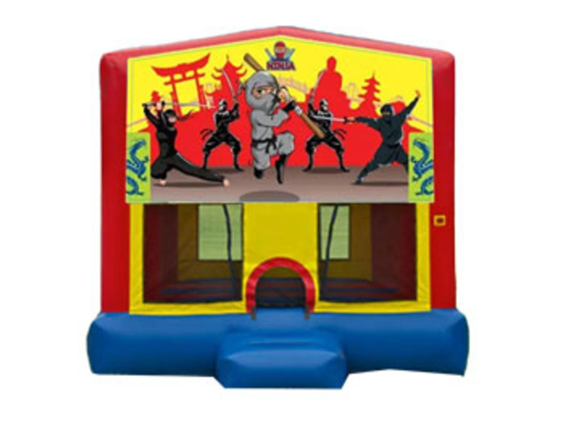 13 x 13 Ninja Karate Bounce House Moonwalk