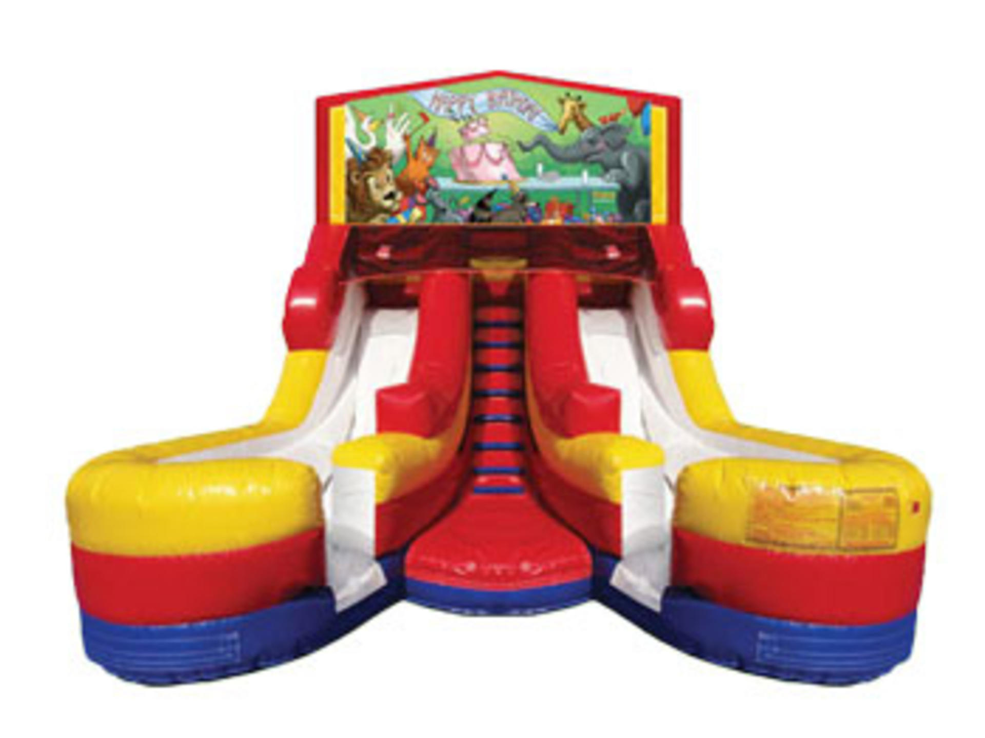 16ft Happy Birthday Double (Wet/Dry) Slide