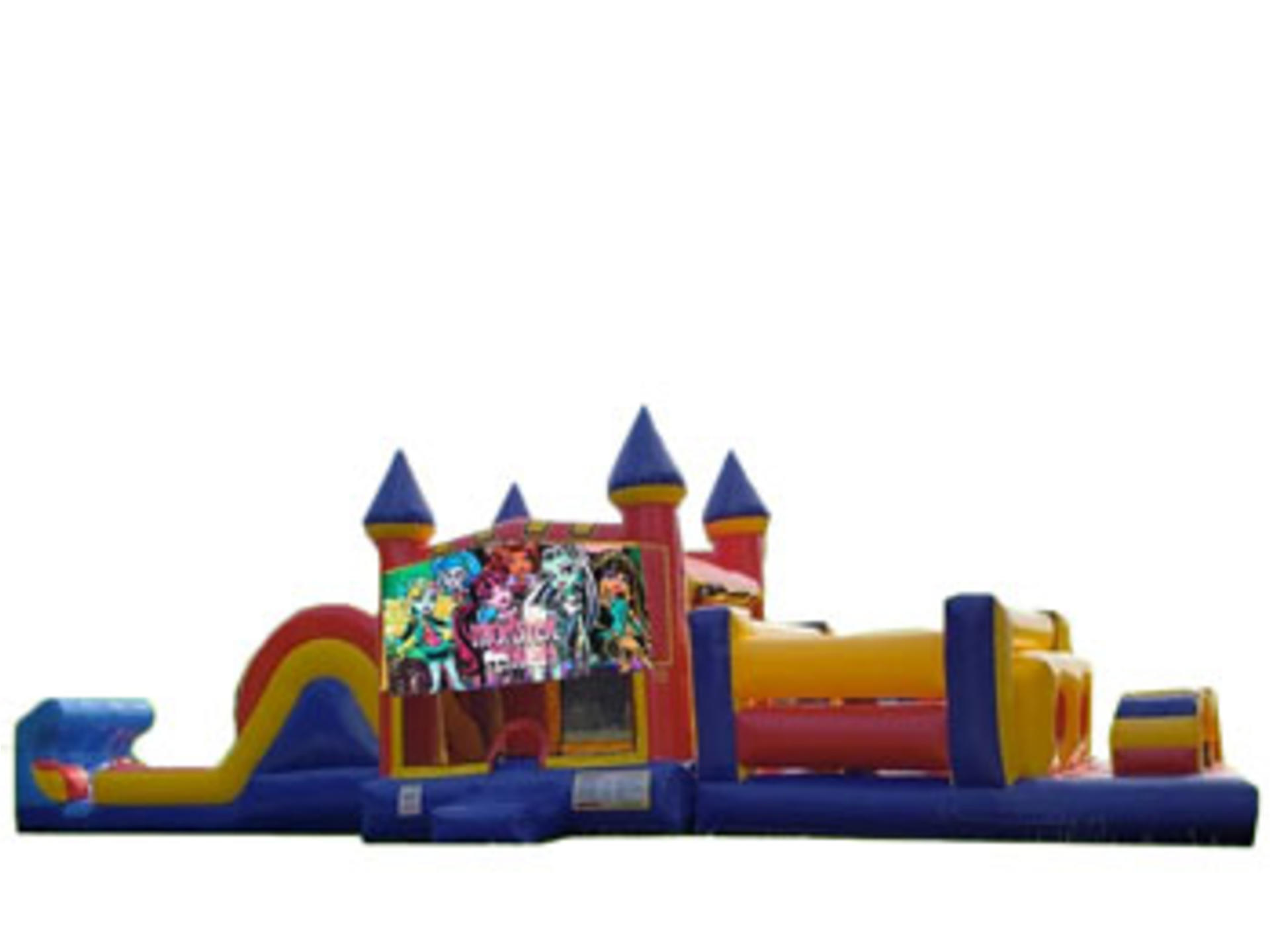 50ft Monster High Obstacle w/ Wet or Dry Slide
