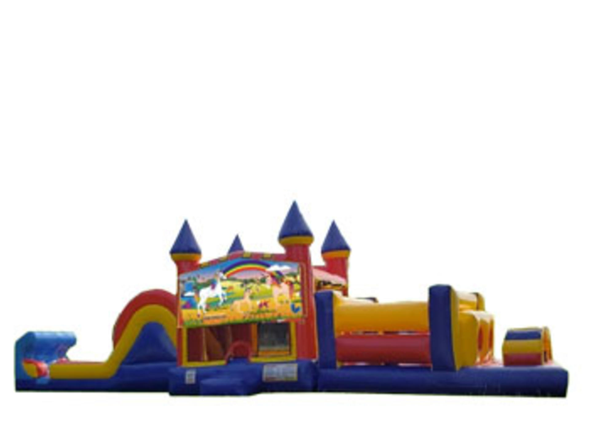 50ft Unicorn Obstacle (Dry or Wet/Water Slide)