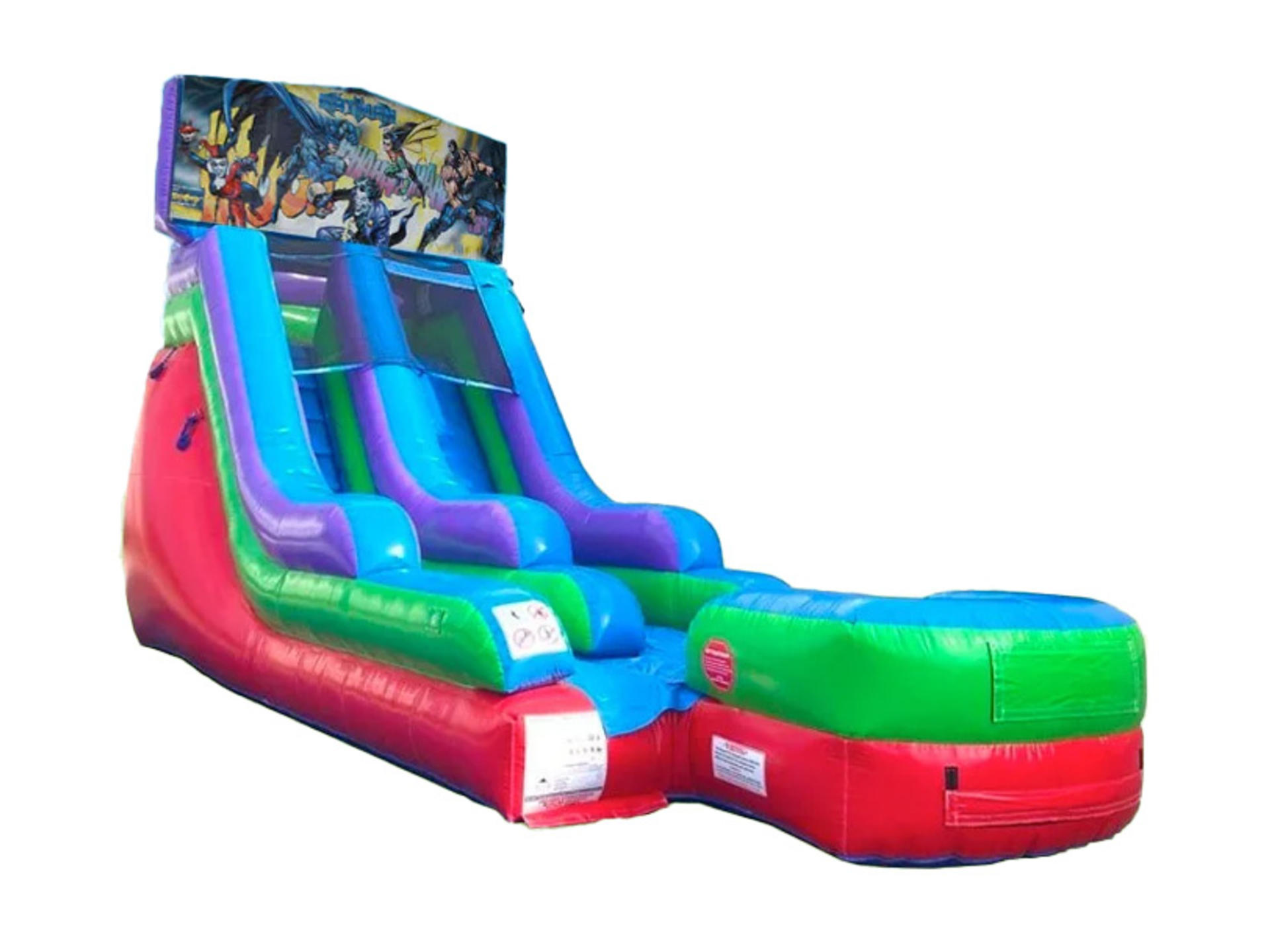 15ft Batman Retro Wet/Dry Slide