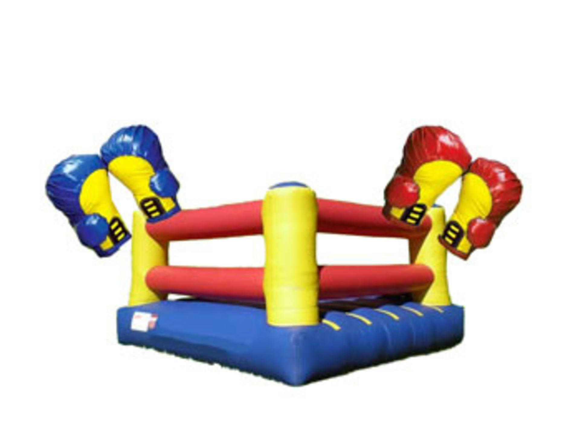 Boxing Ring with Giant Gloves
