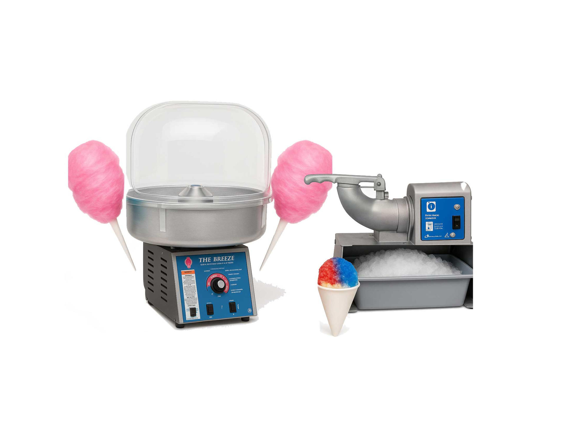 Cotton Candy & Snow Cone Machine Package