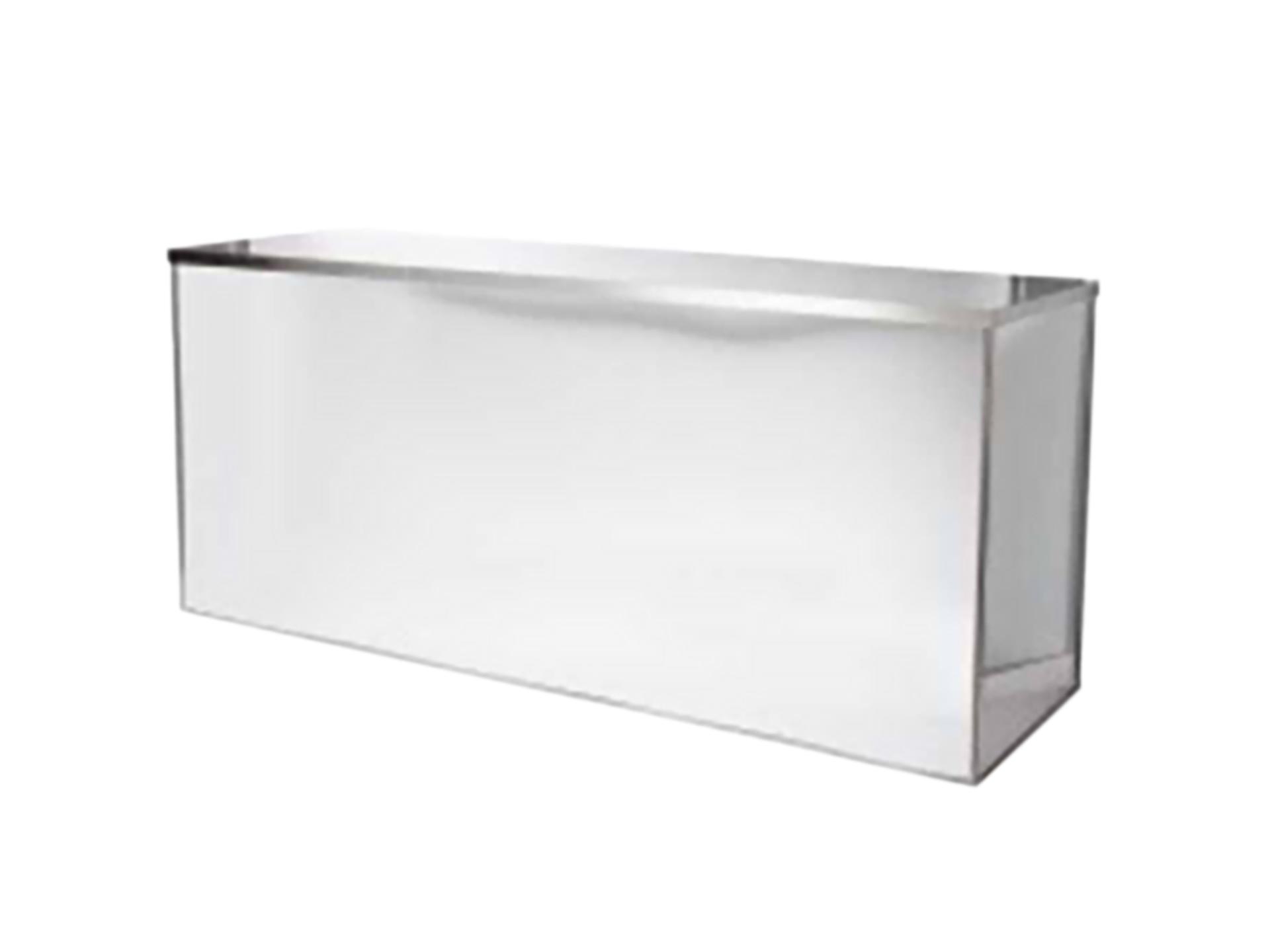 8ft Mirrored Bar