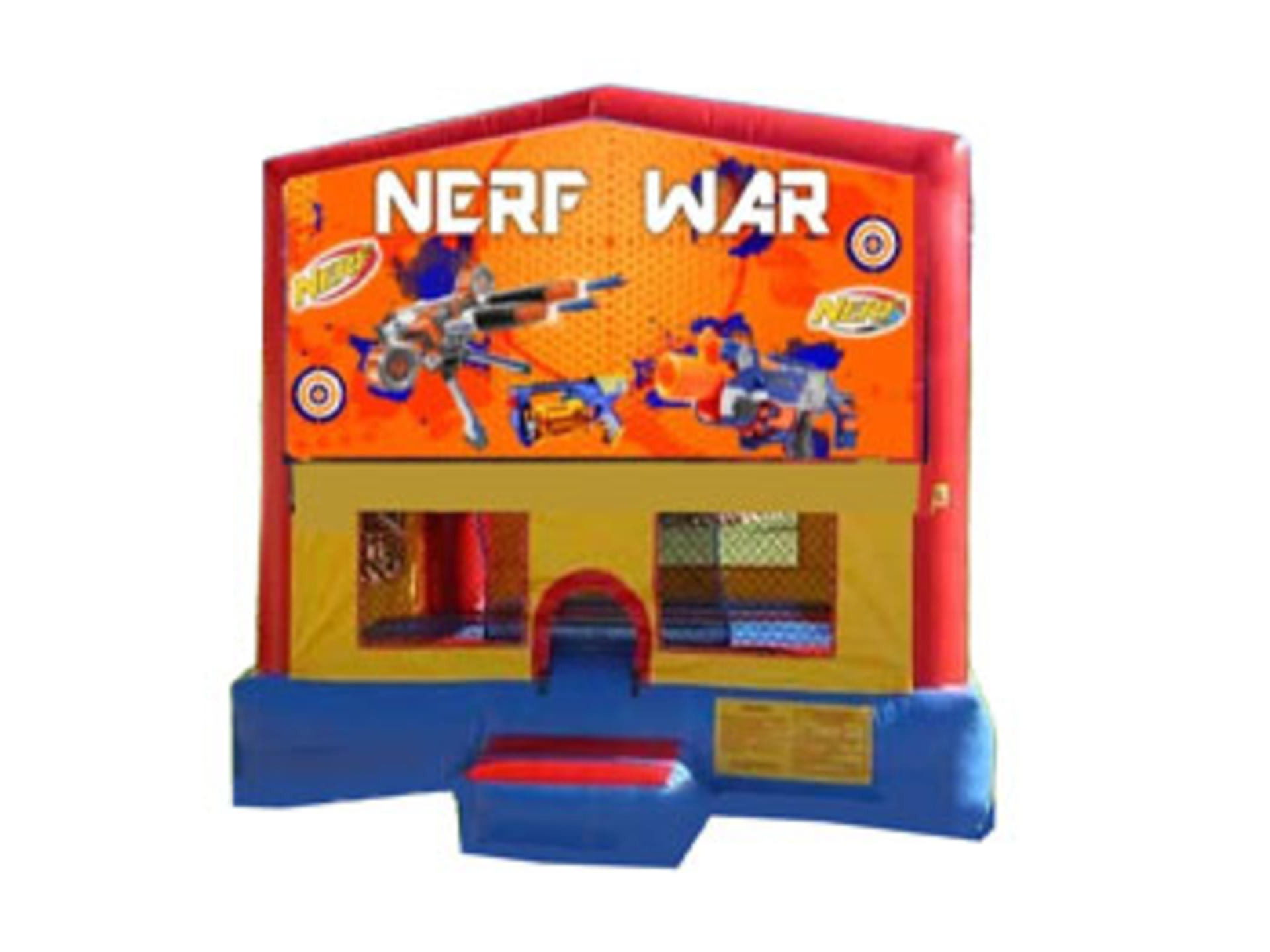 15 x 15 Nerf War Bounce House Moonwalk