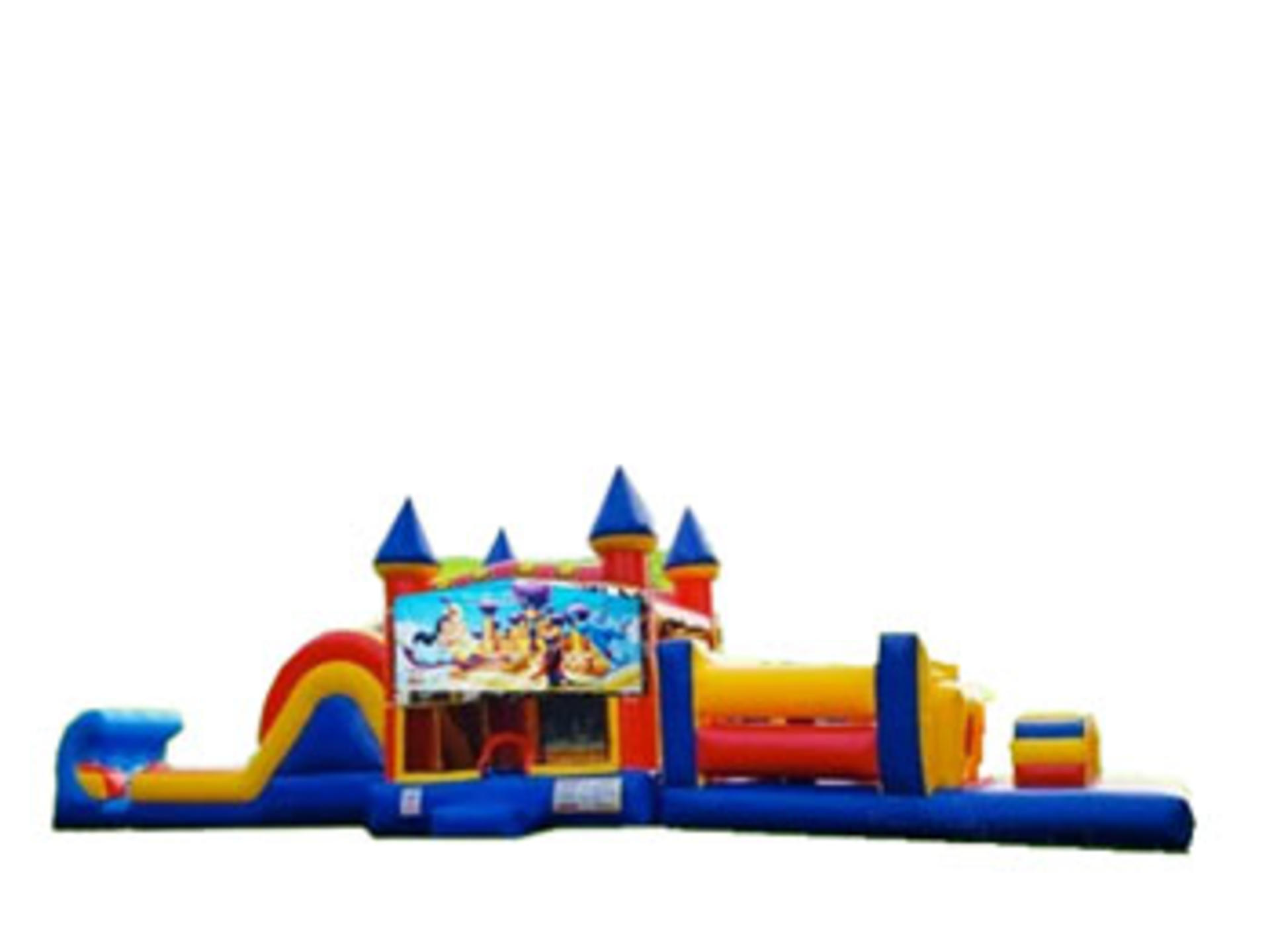 Tobogán con Obstáculos Aladdin de 50ft Húmedo o Seco