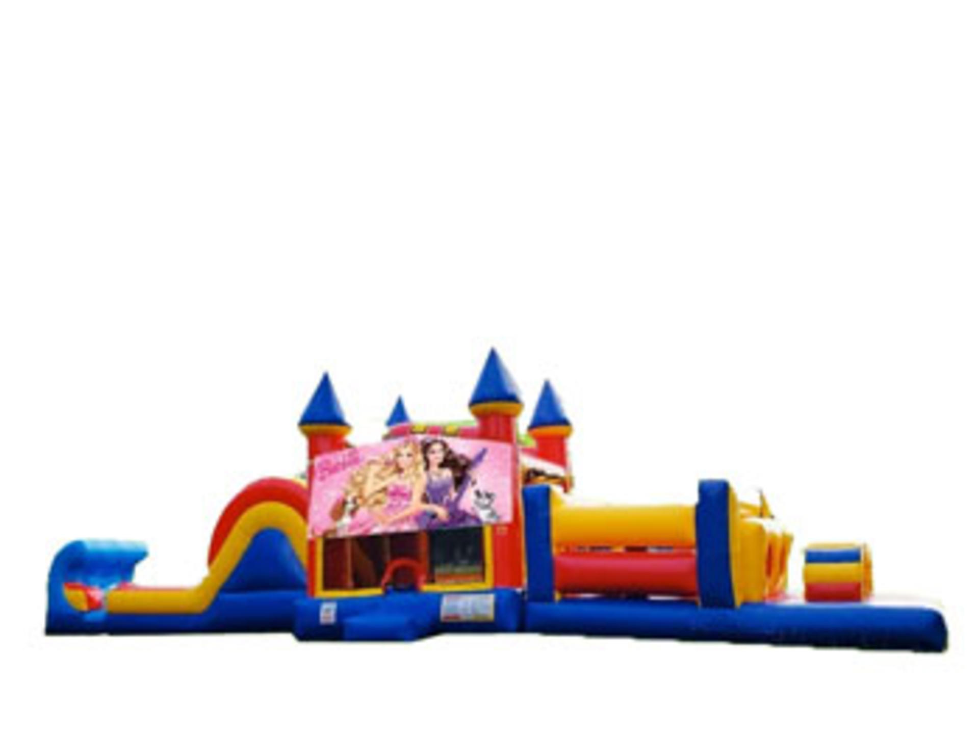 50ft Barbie Obstacle w/ Wet or Dry Slide