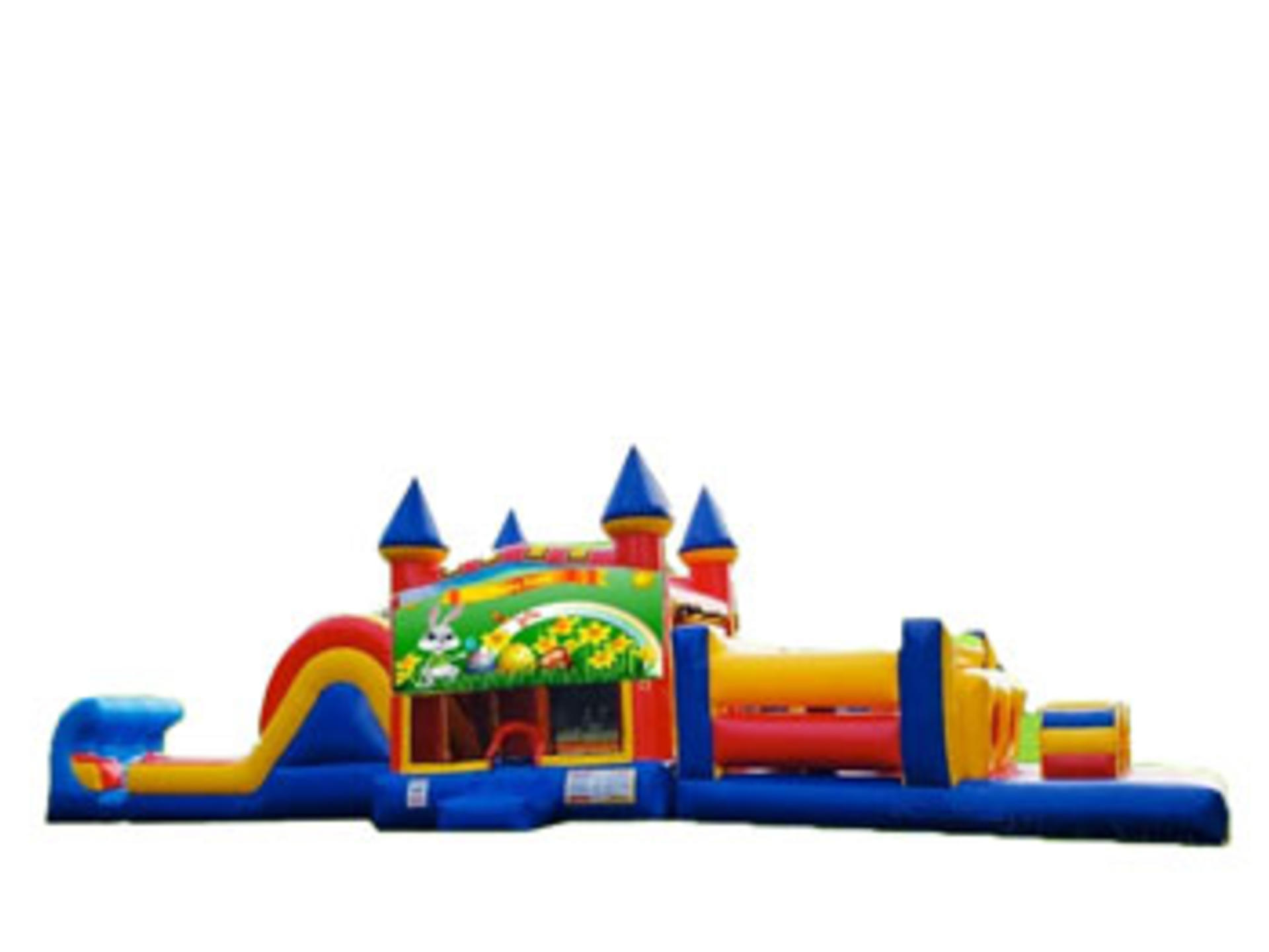 50ft Easter Obstacle w/ Wet or Dry Slide