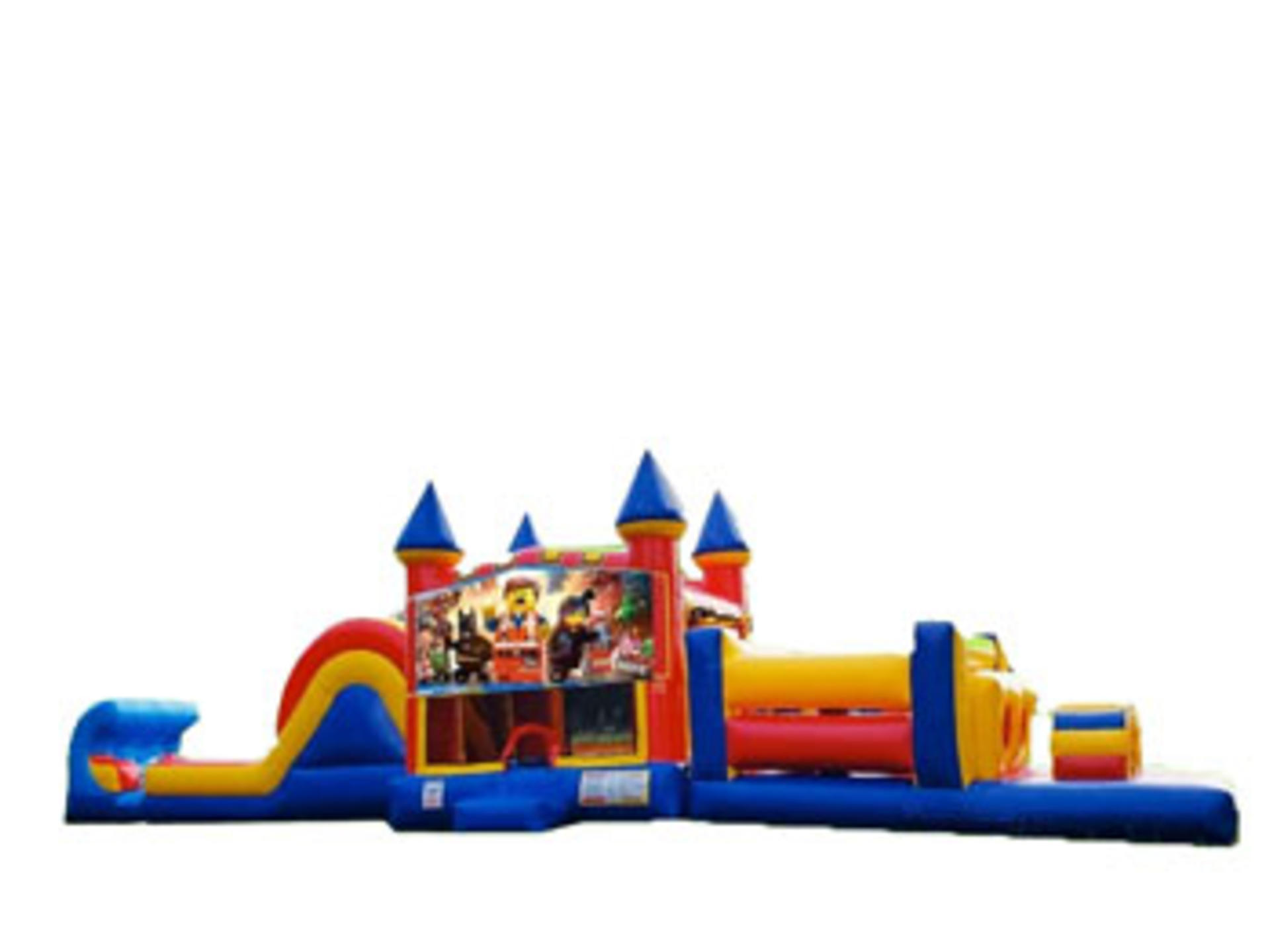 50ft Lego Movie Obstacle w/ Wet or Dry Slide