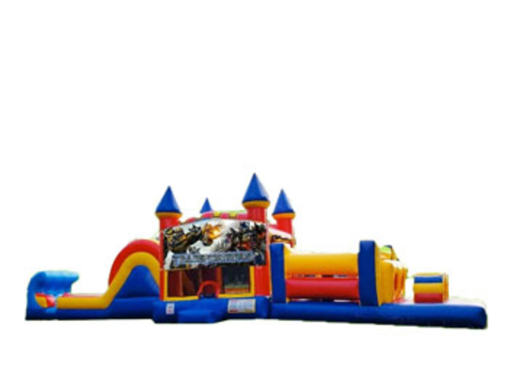 50ft Transformers Obstacle w/ Wet or Dry Slide