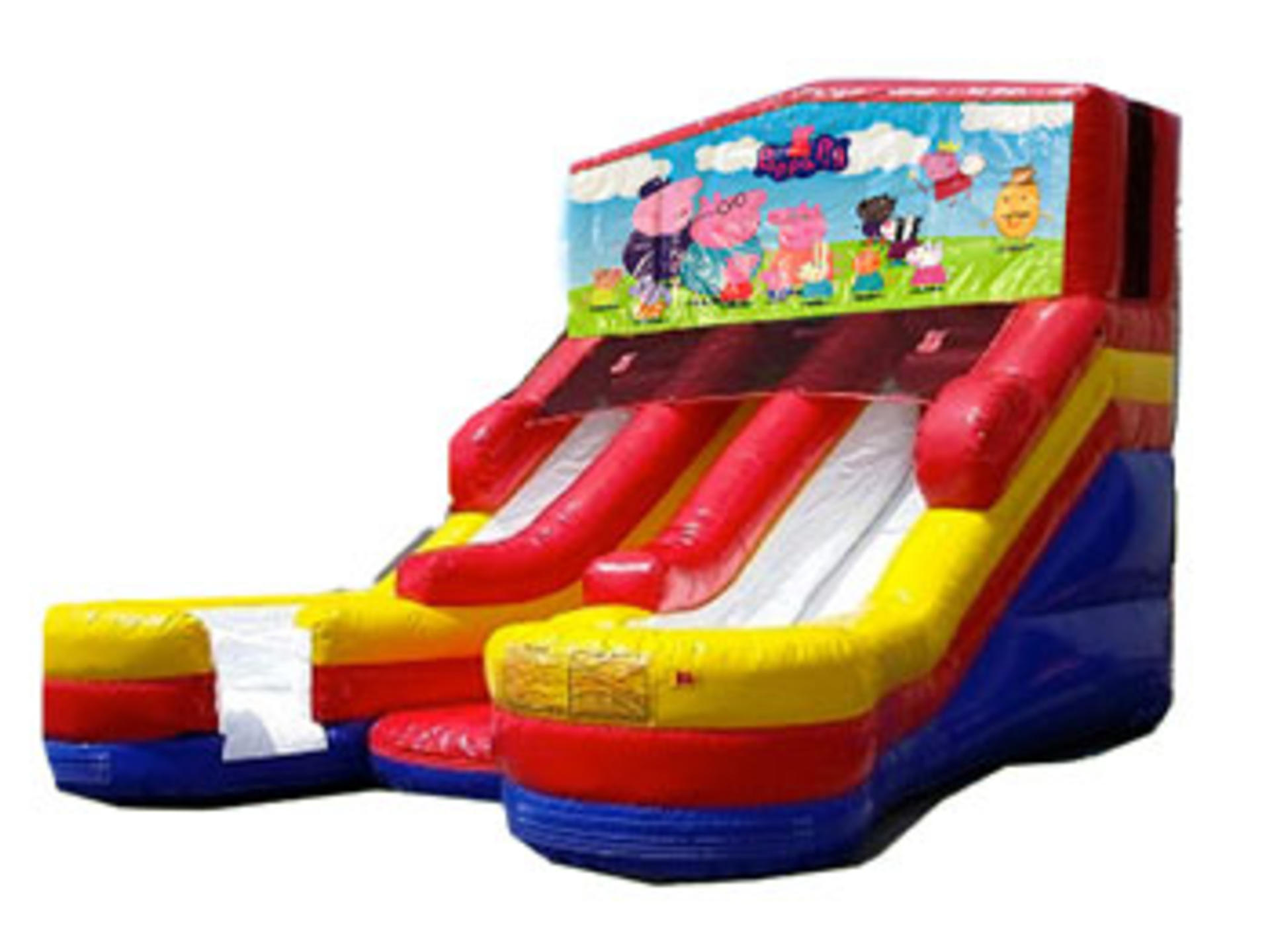 16ft Double Lane Peppa Pig (Wet/Dry) Slide
