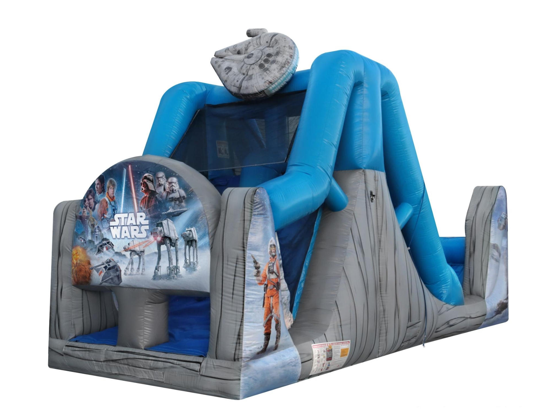 Star Wars Wet or Dry Water Slide (Part 2 Slide of 50ft Star Wars Obstacle)