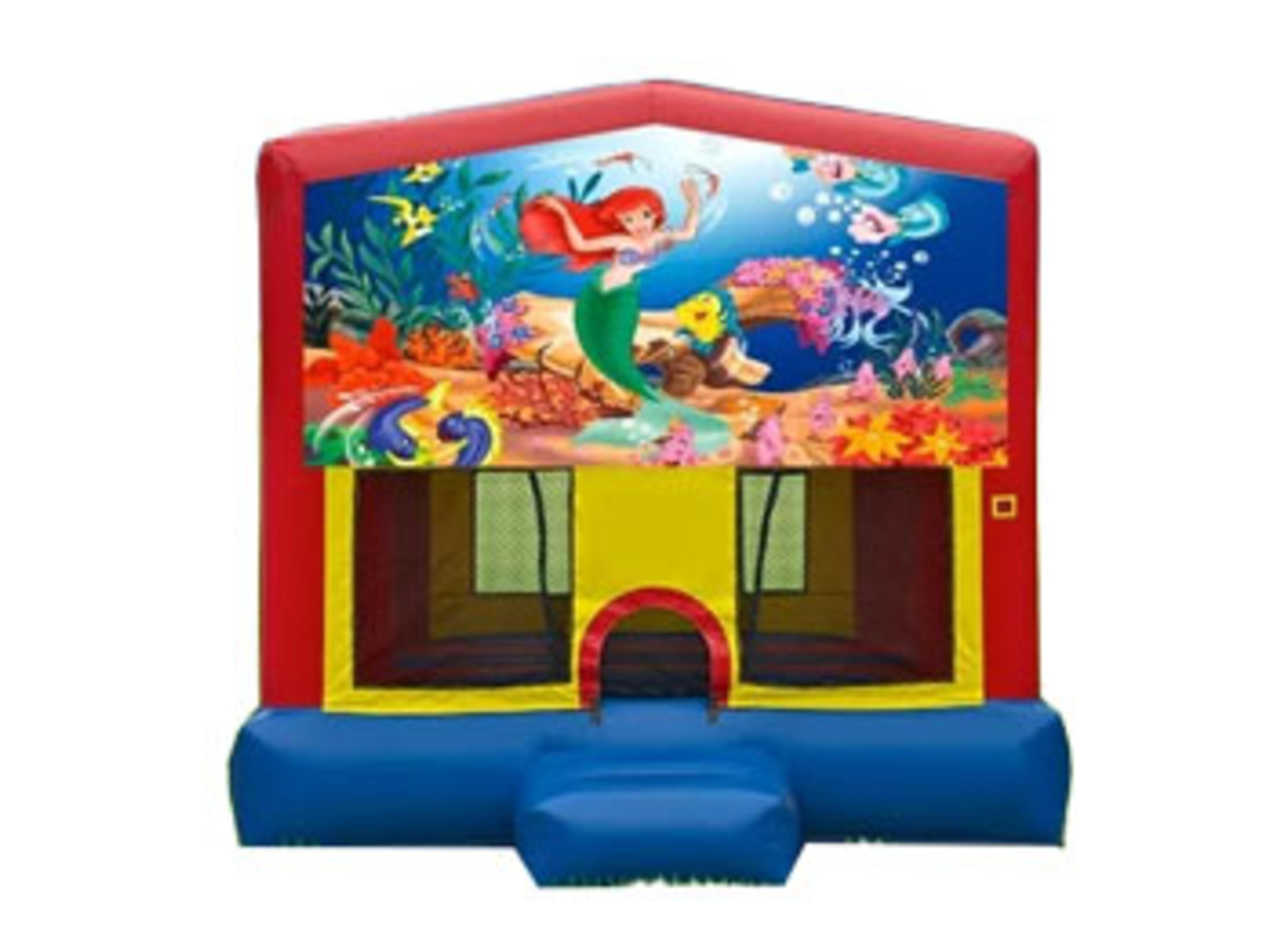 13 x 13 Little Mermaid Bounce House Moonwalk