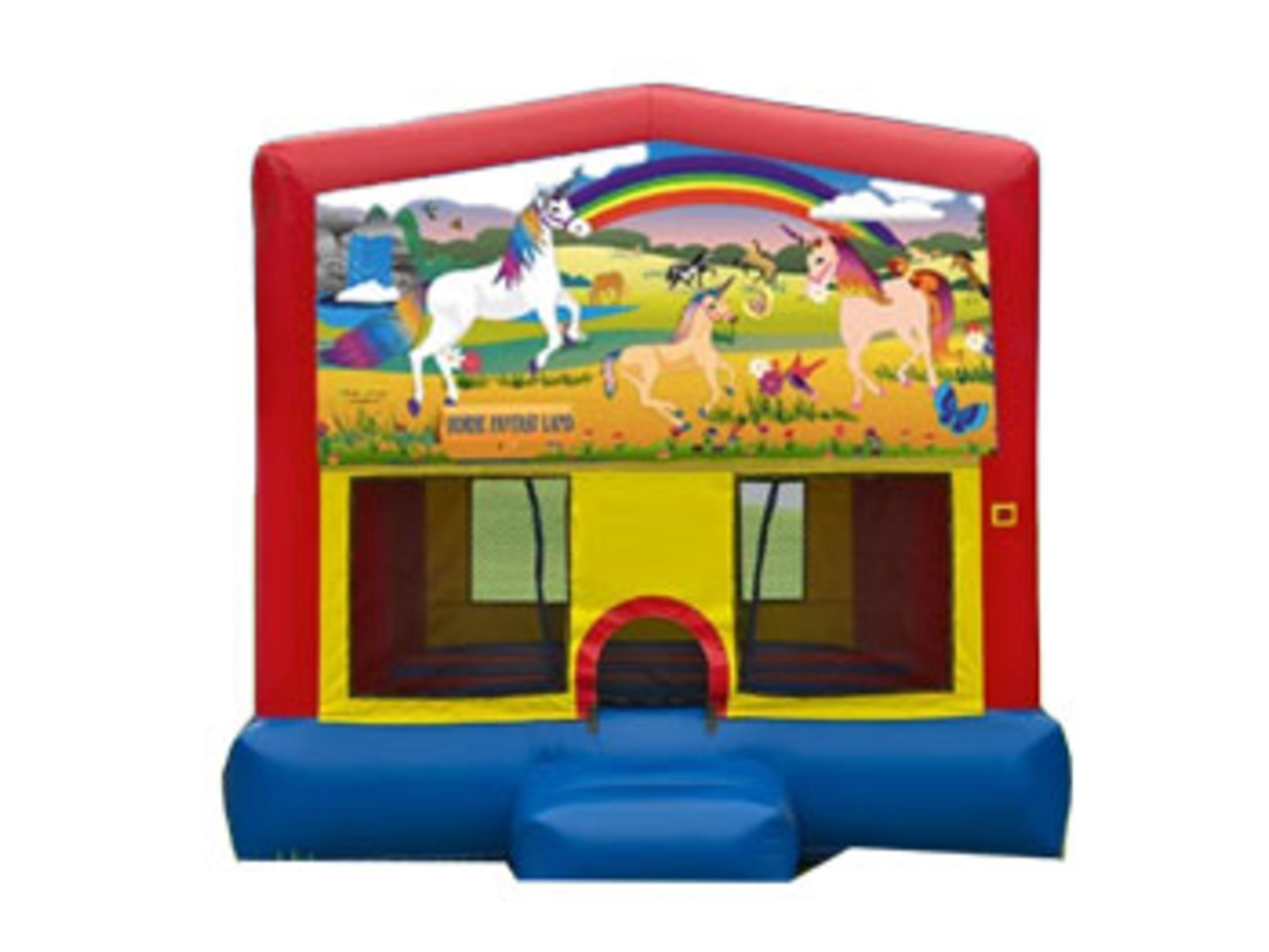 13 x 13 Unicorn Bounce House Moonwalk