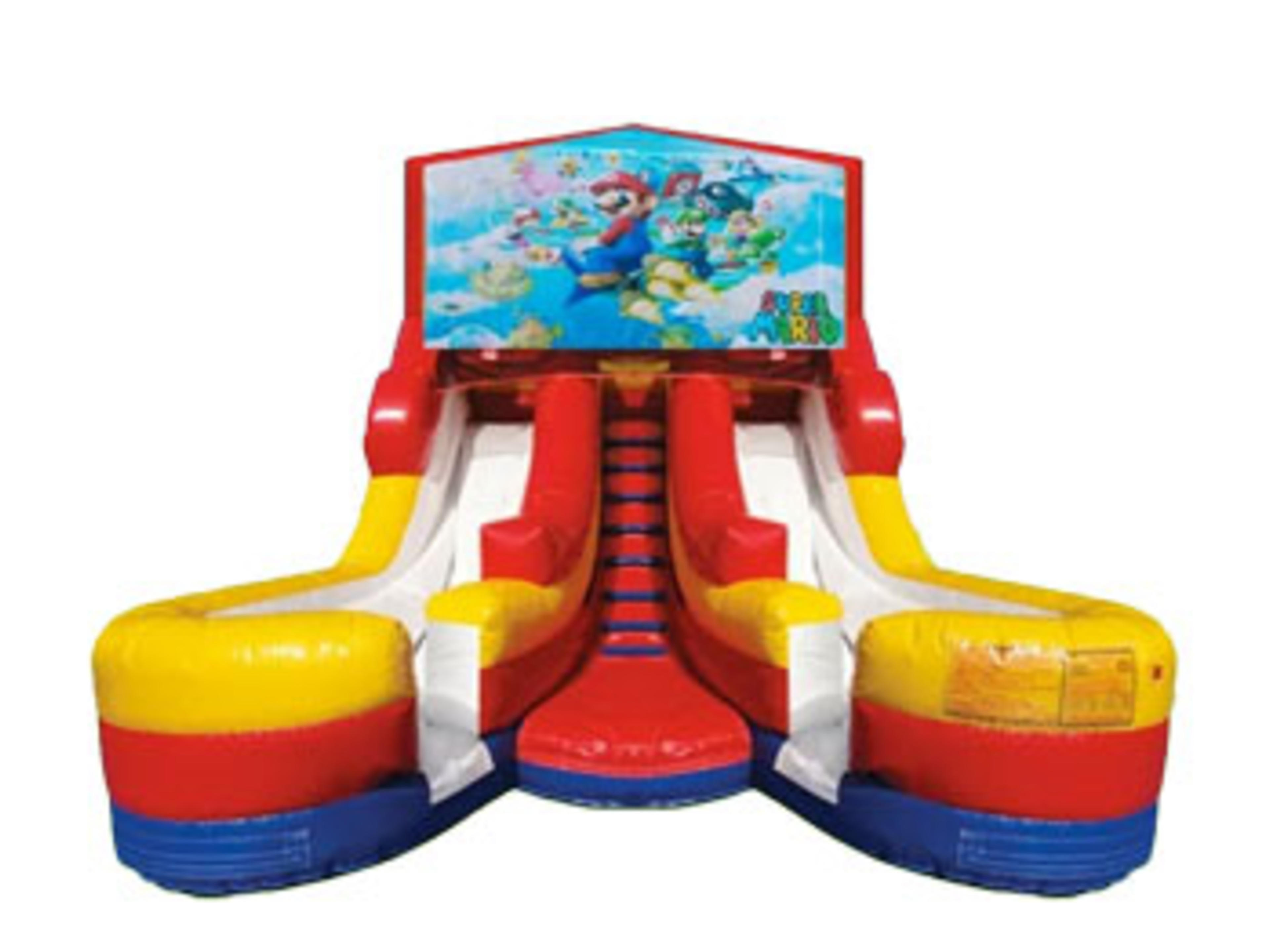16ft Double Lane Mario (Wet/Dry) Slide