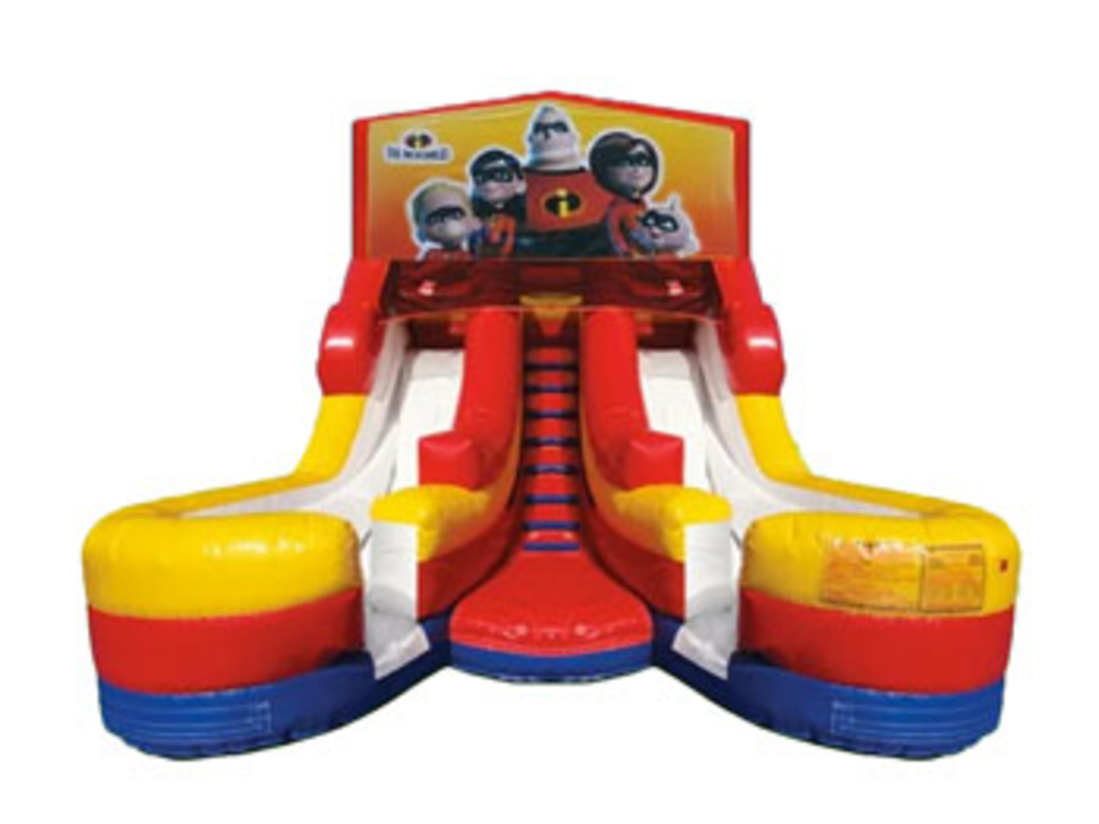 16ft Double Lane Incredibles Slide