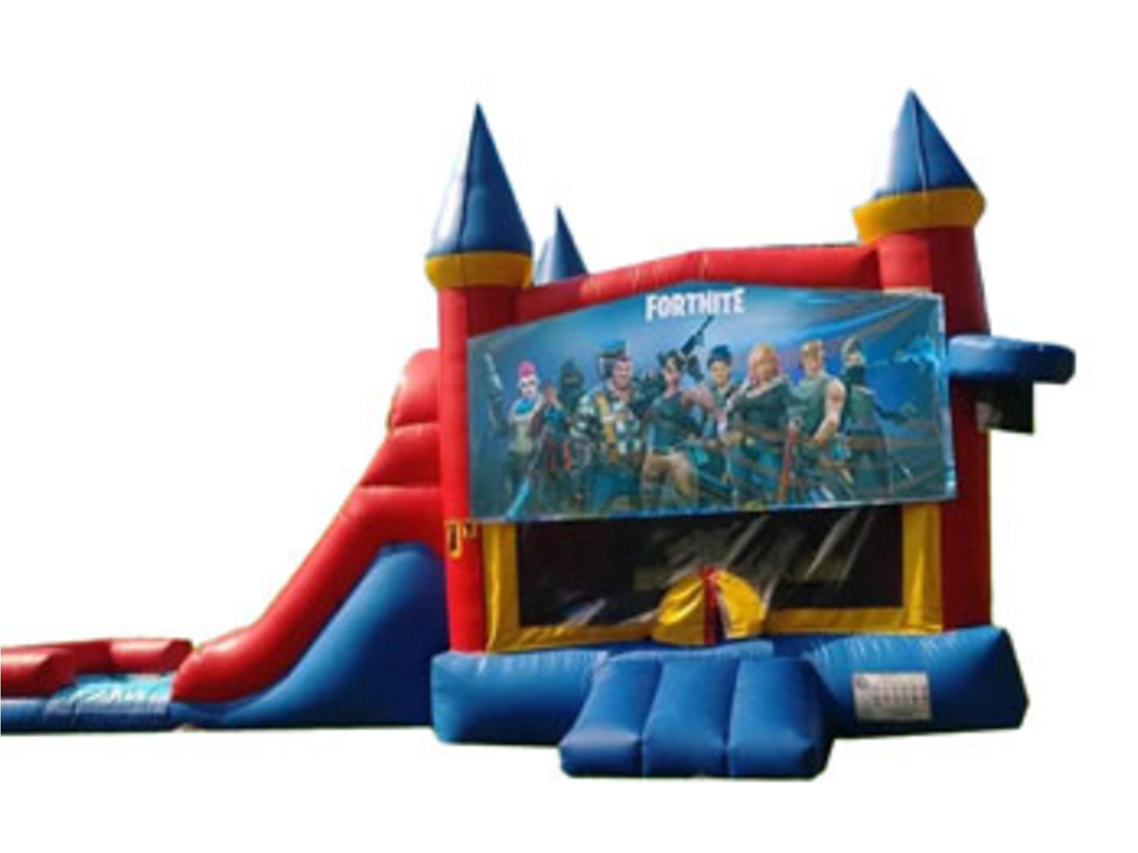 3in1 Fortnite Obstacle w/ Wet or Dry Slide