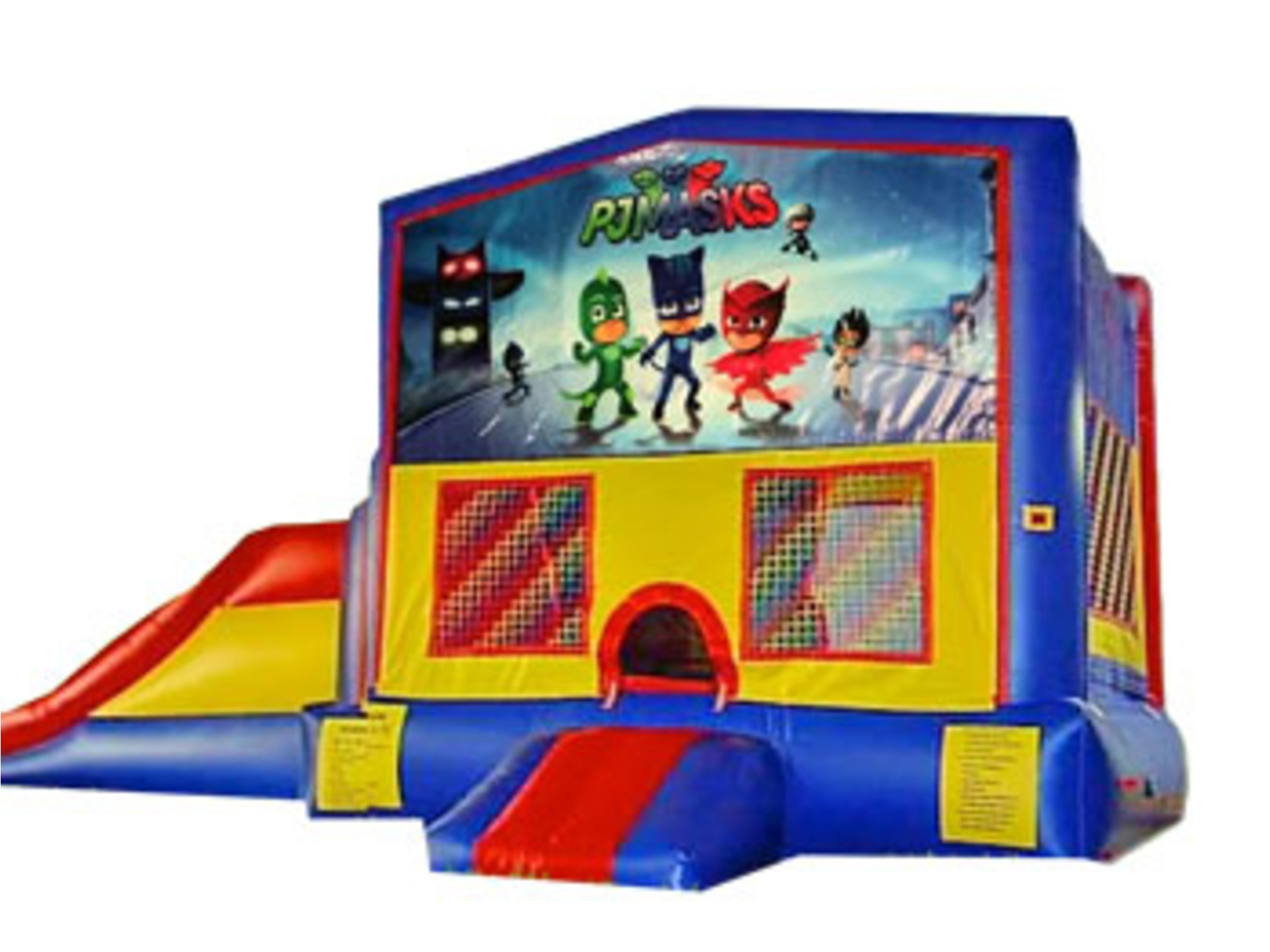 3in1 PJ Masks Bounce House Moonwalk w/ Wet or Dry Slide