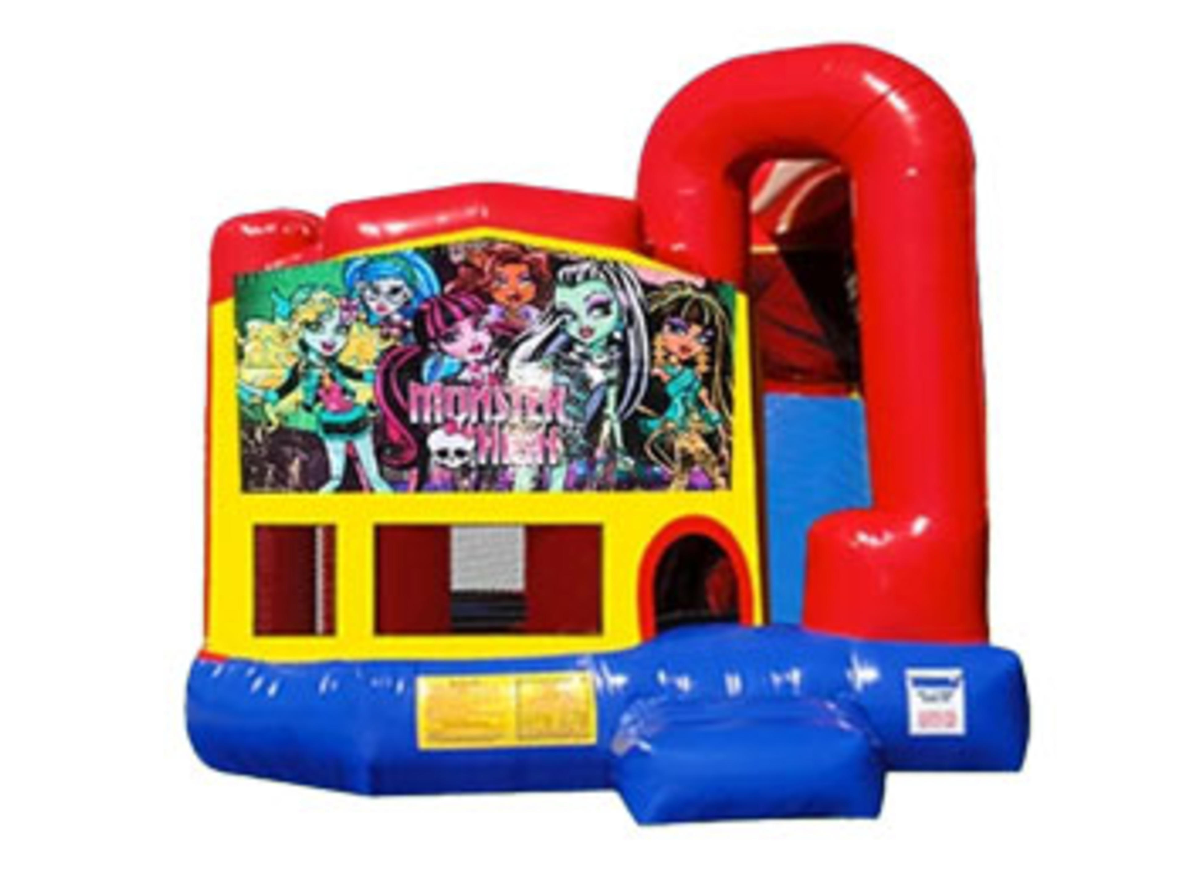4in1 Monster High Bounce House w/ Wet or Dry Slide