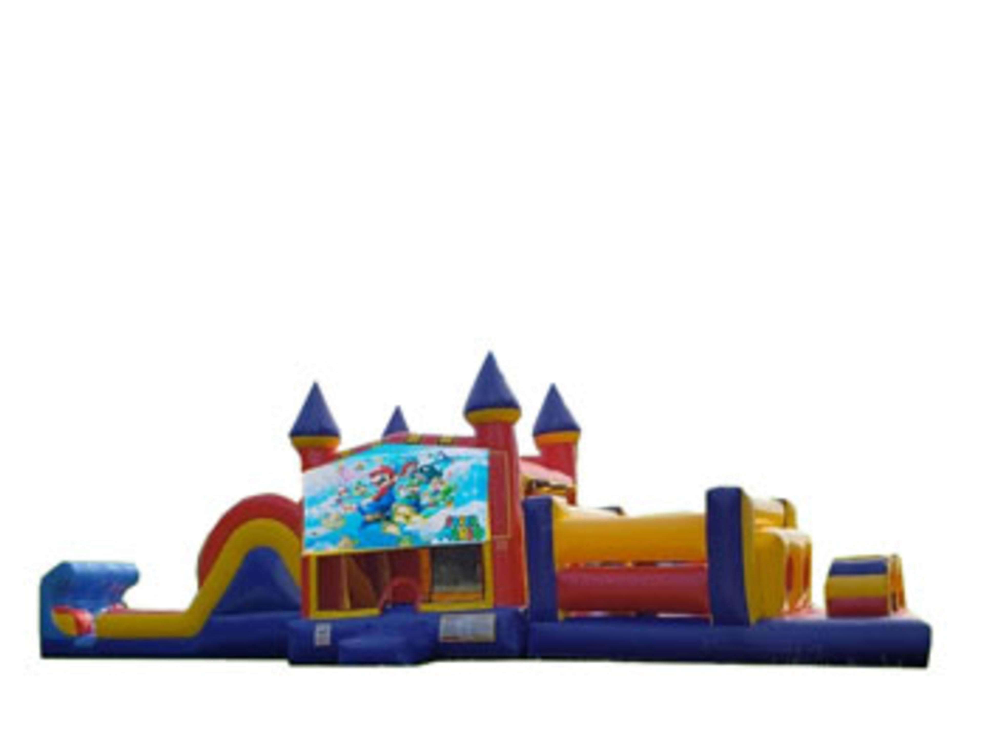 50ft Mario Obstacle w/ Wet or Dry Slide