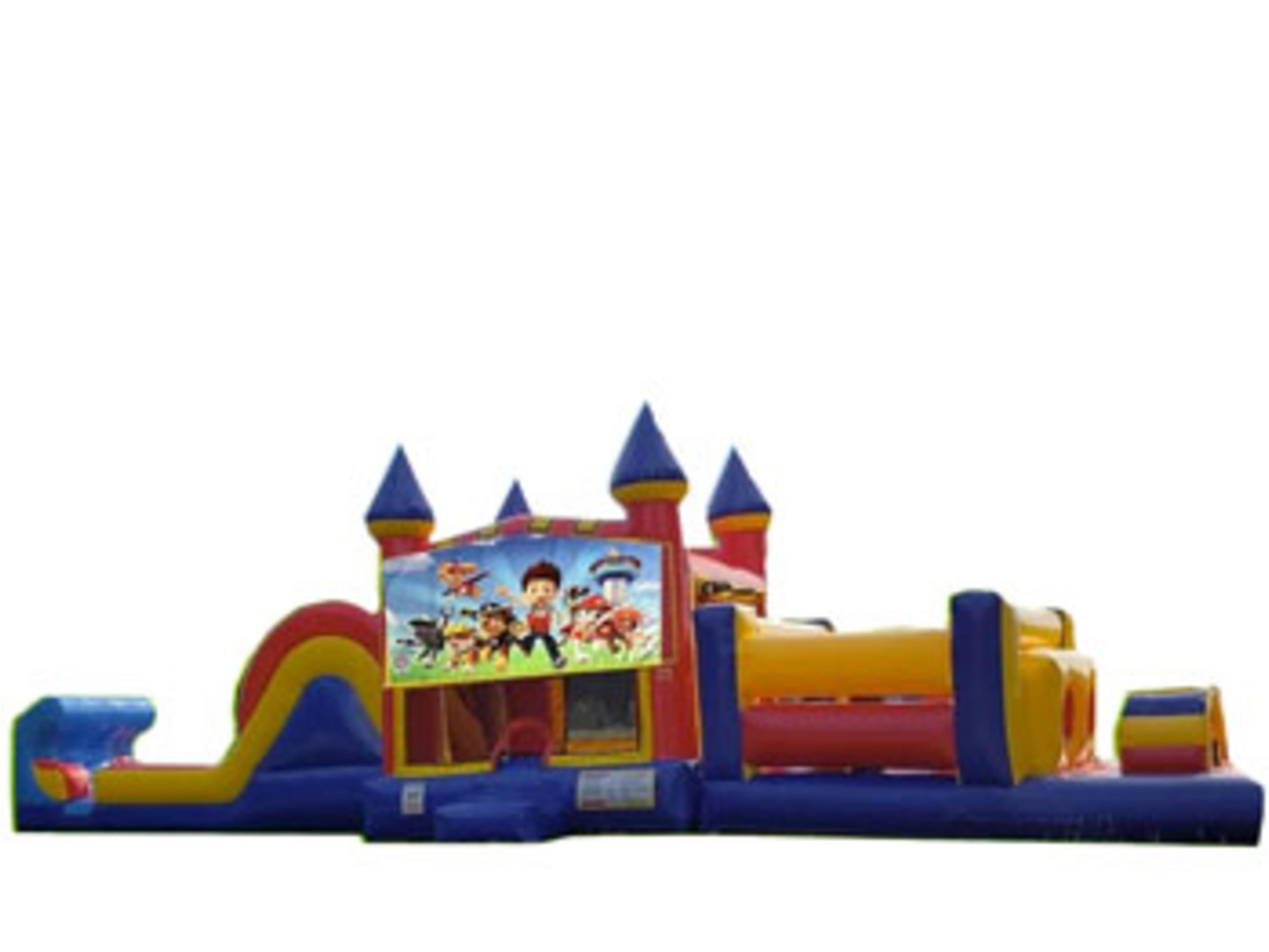 50ft Paw Patrol Obstacle w/ Wet or Dry Slide