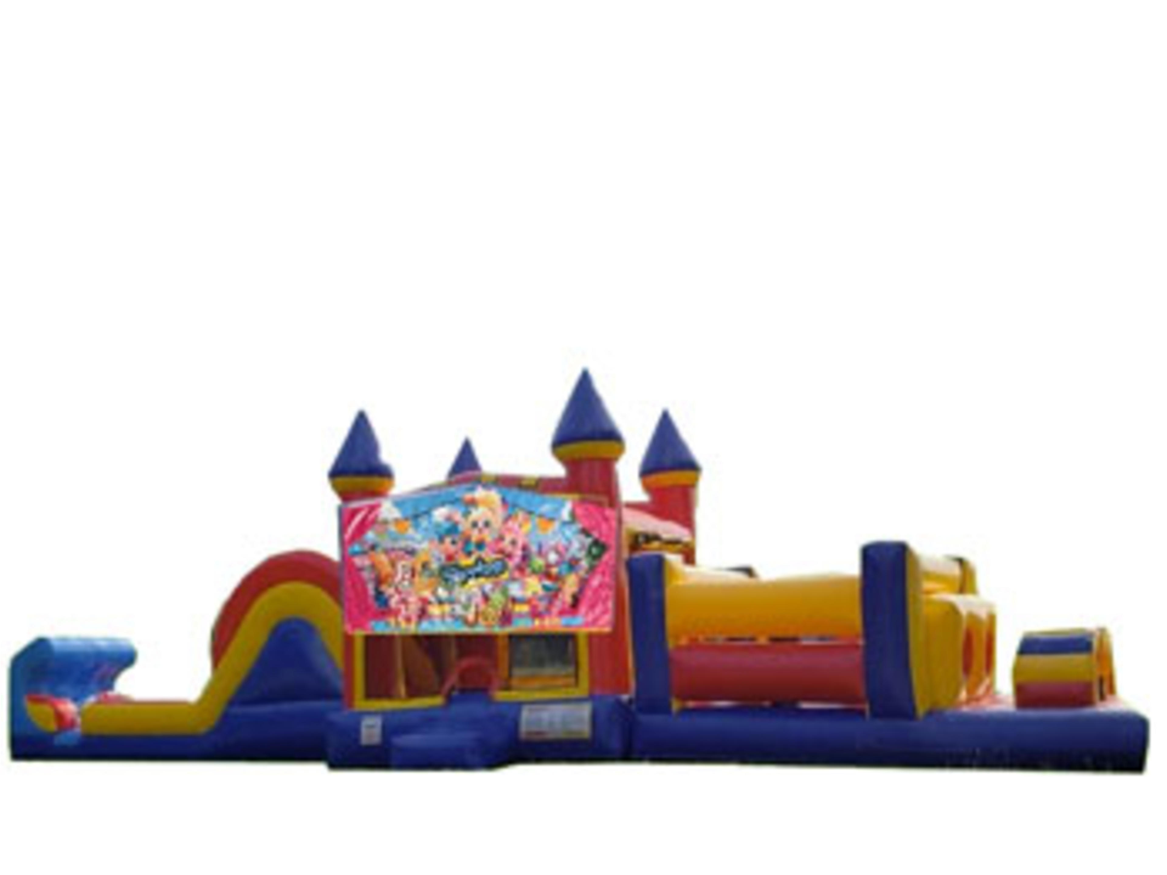 50ft Shopkins Obstacle Course w/ Wet or Dry Slide