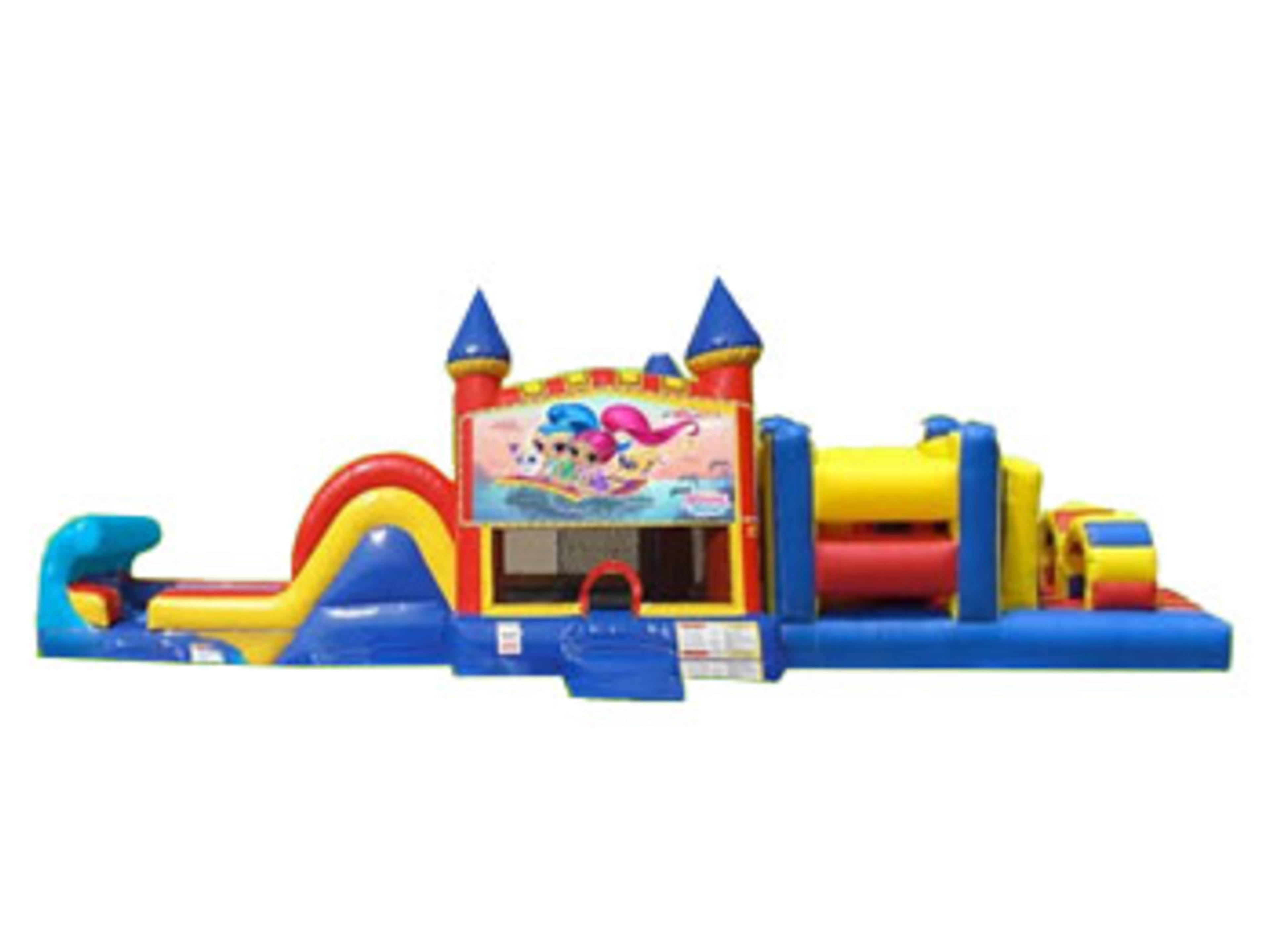 50ft Shimmer and Shine Obstacle w/ Wet or Dry Slide
