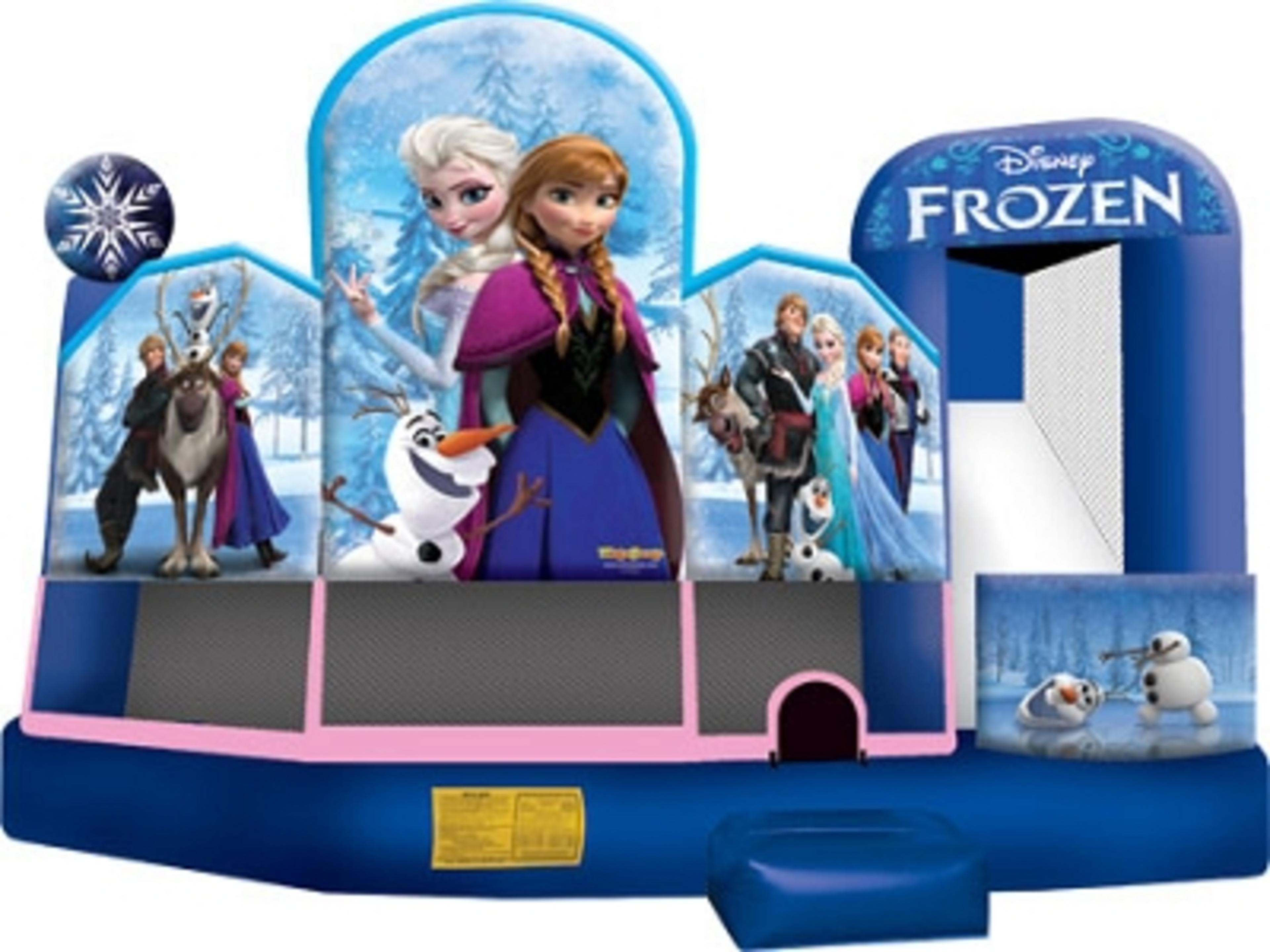 Frozen 5in1 Bounce House w/ (Dry or Wet/Water Slide)