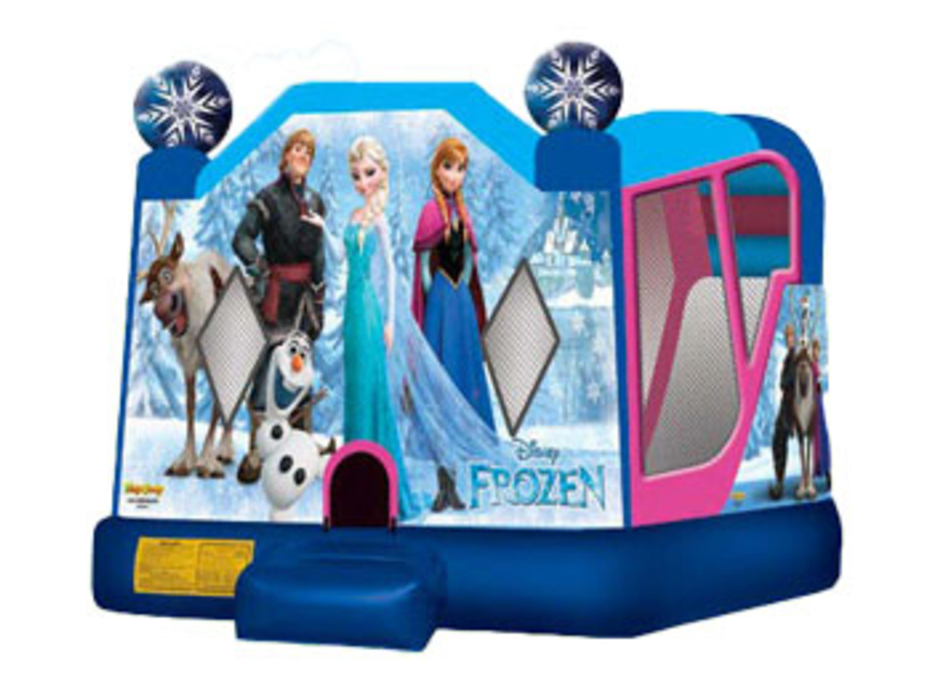 Frozen Bounce House Moonwalk w/ (Dry or Wet/Water Slide)