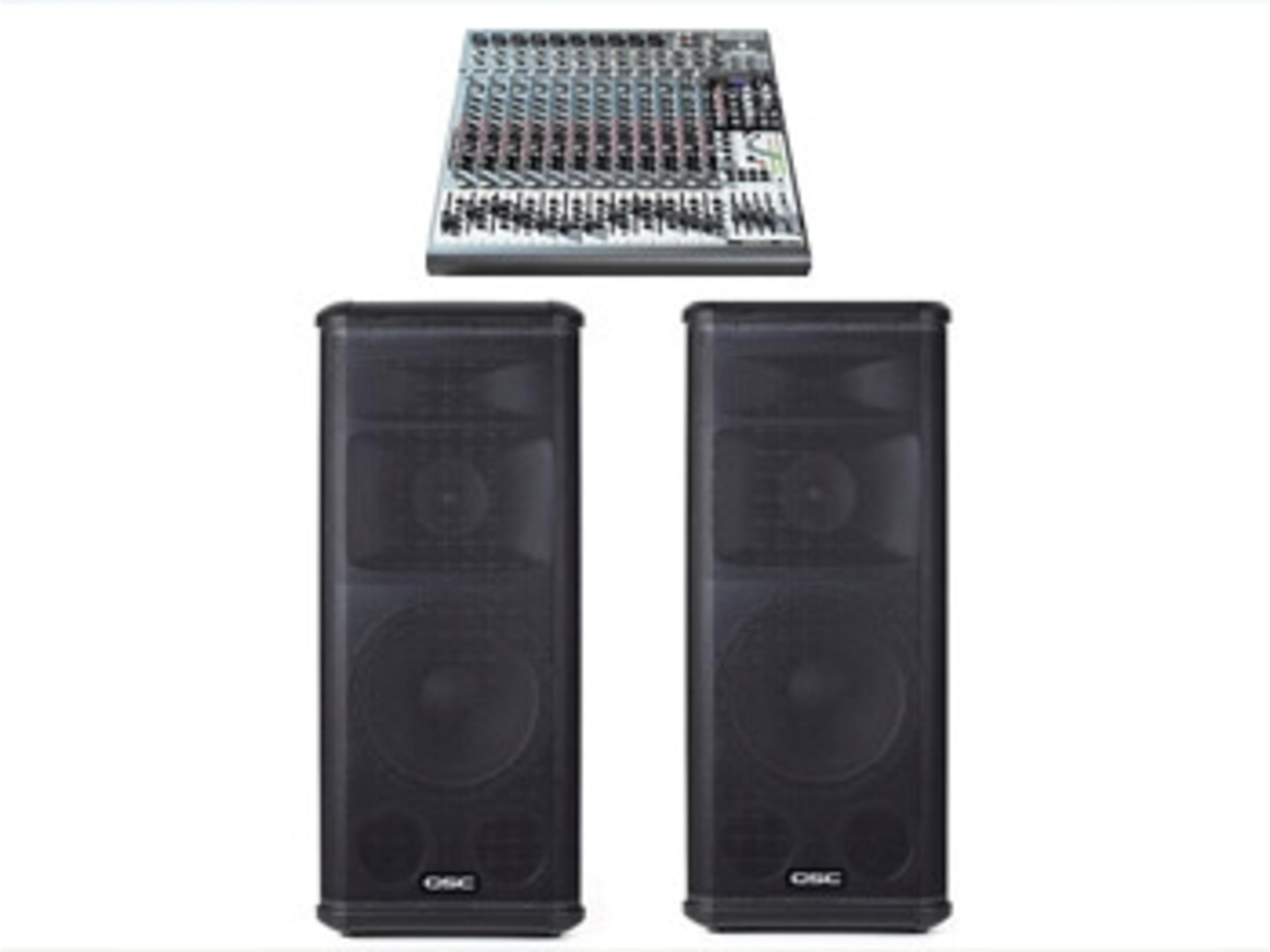 Large PA Audio Sound System