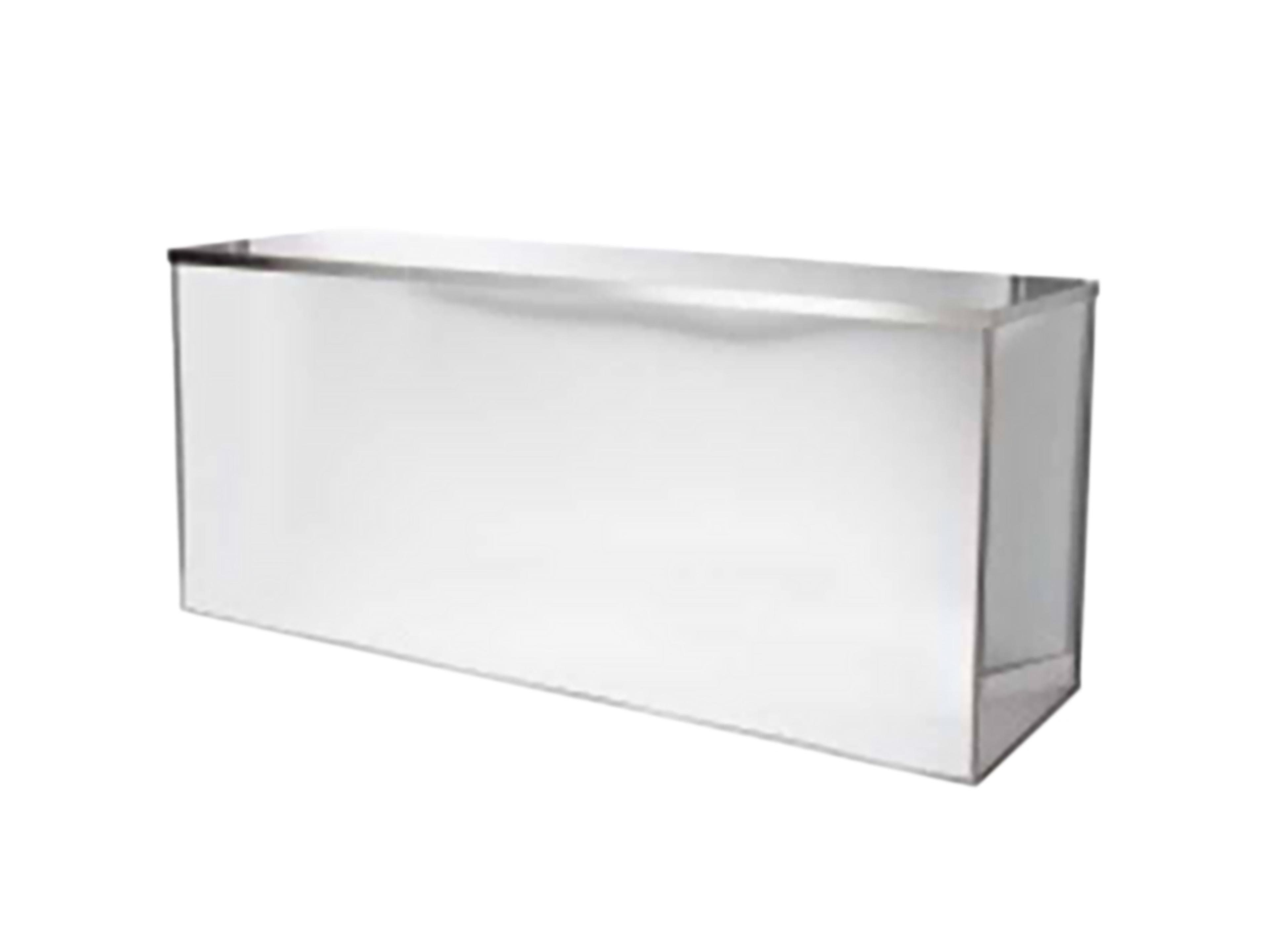 8ft Mirrored Bar
