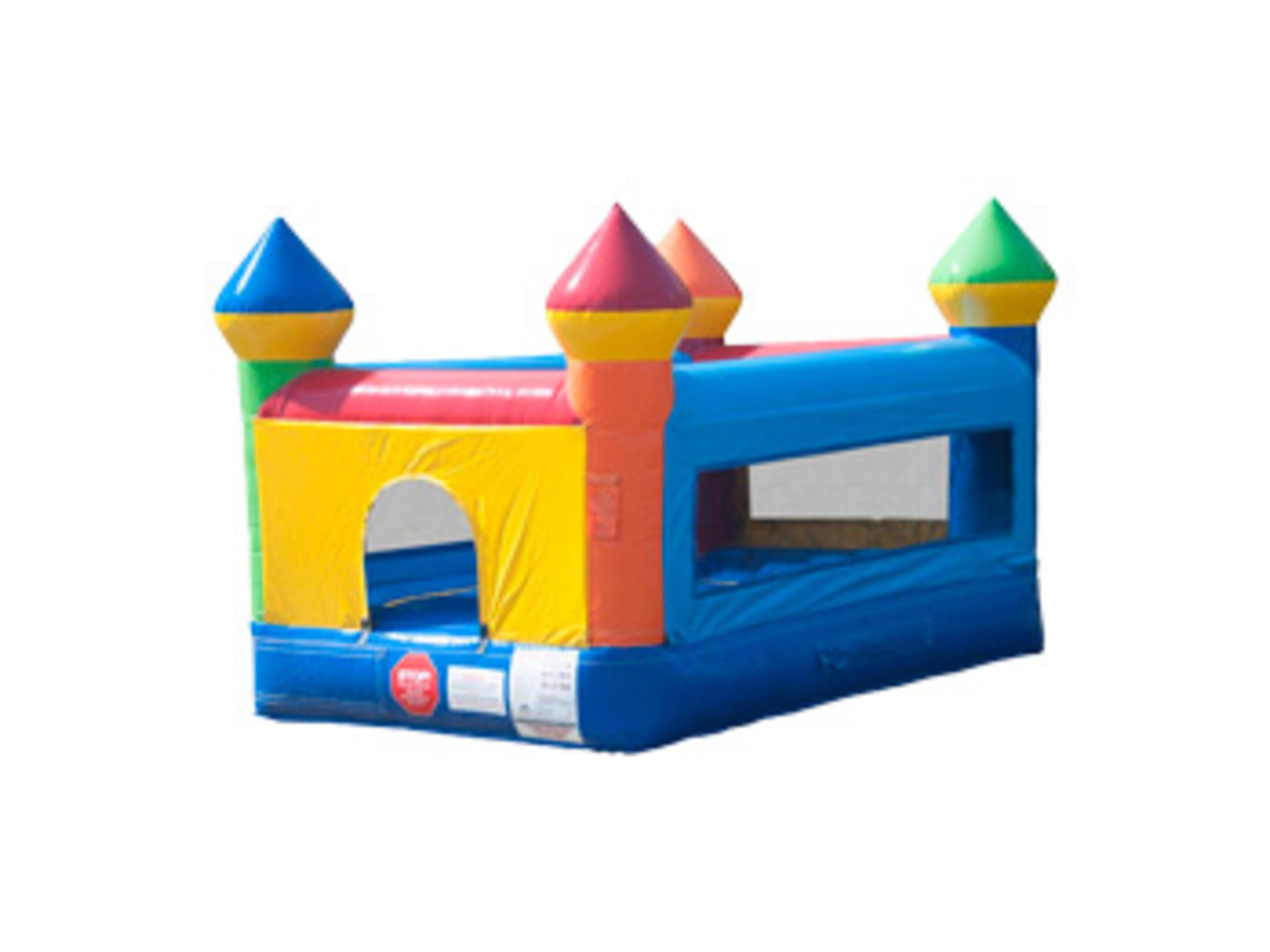 Multi Color Tiny Castle Indoor/Outdoor Bounce House