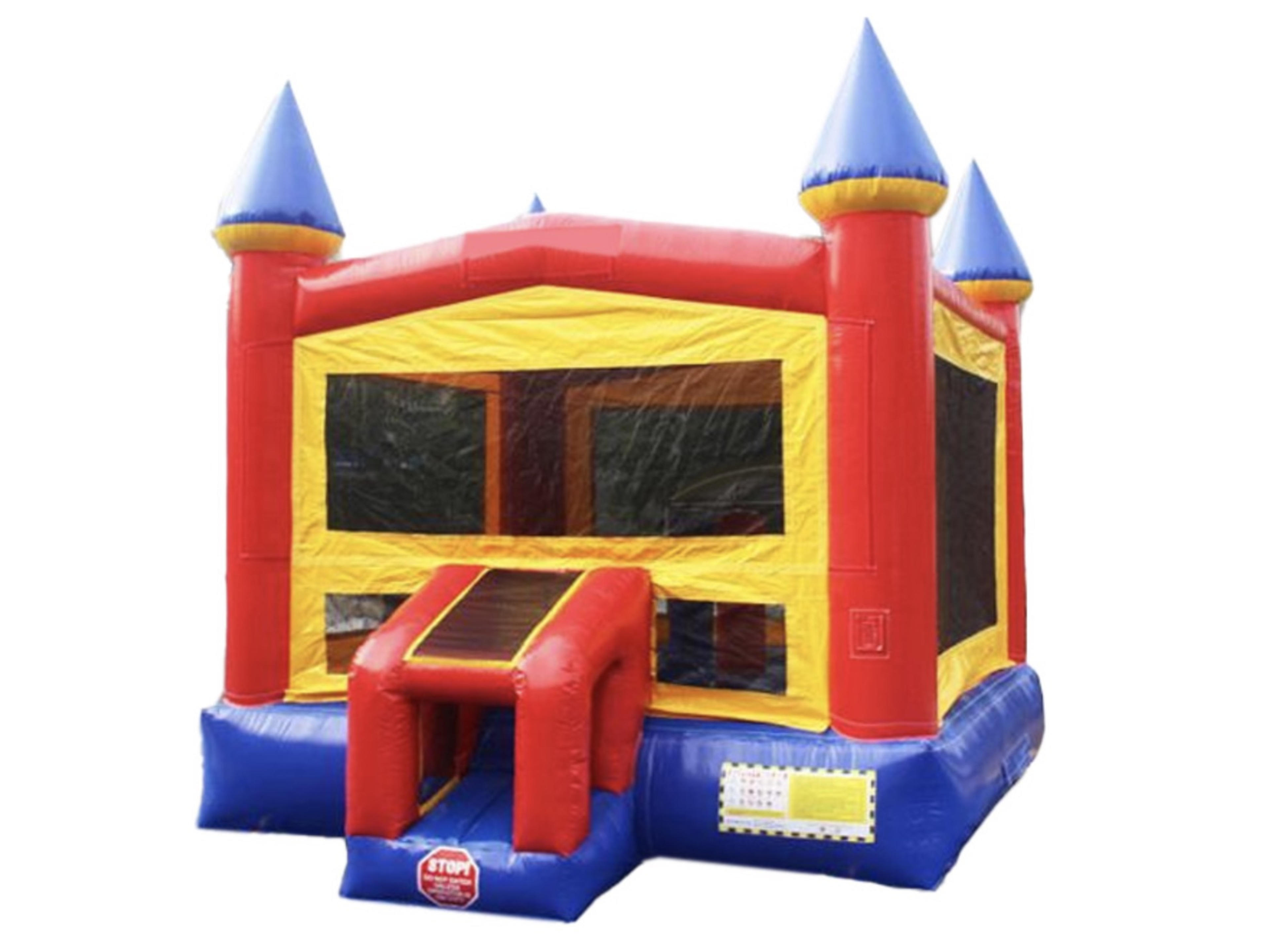 15 X 15 Red Bouncy Castle Moonwalk