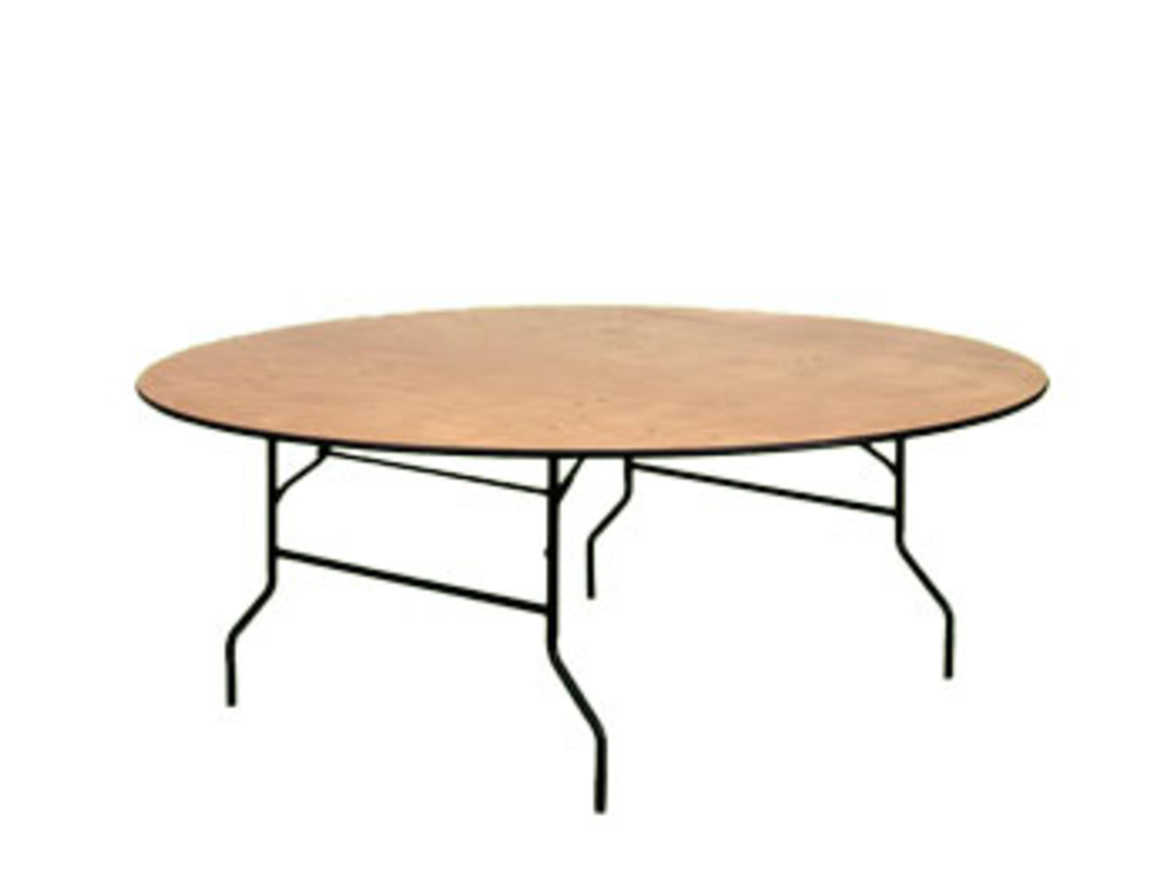 6ft Round Banquet Table