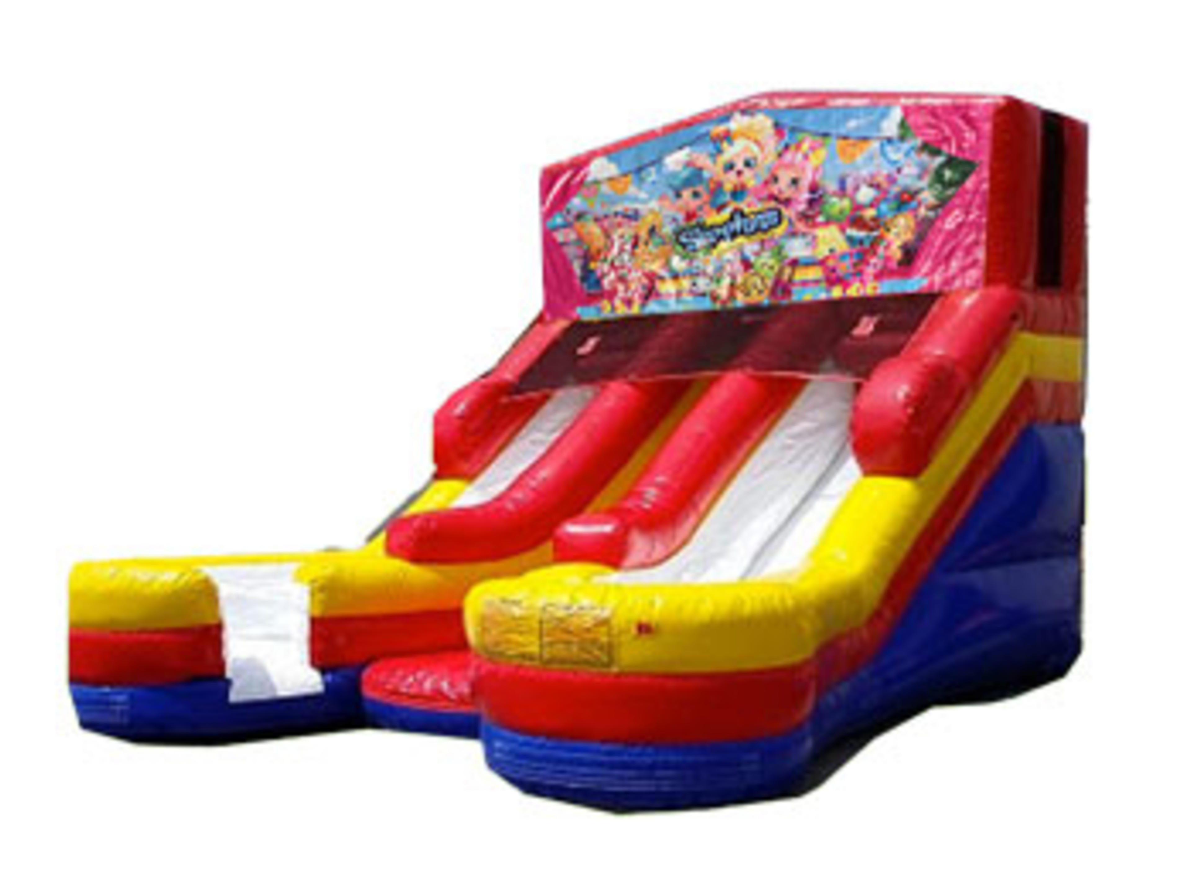 16ft Double Lane Shopkins (Wet/Dry) Slide