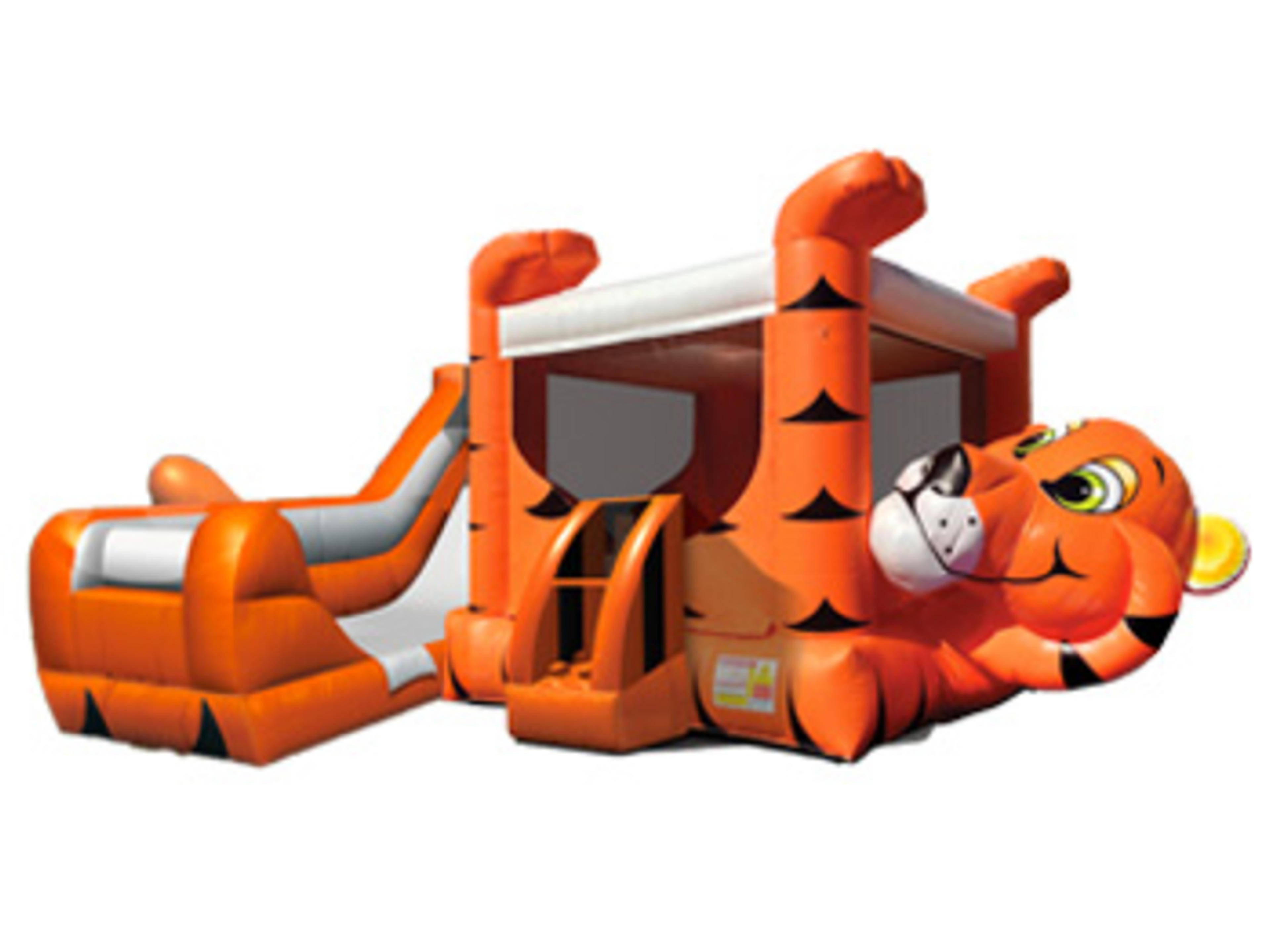 Tiger Belly Bounce House Combo w/ (Dry or Wet/Water Slide)