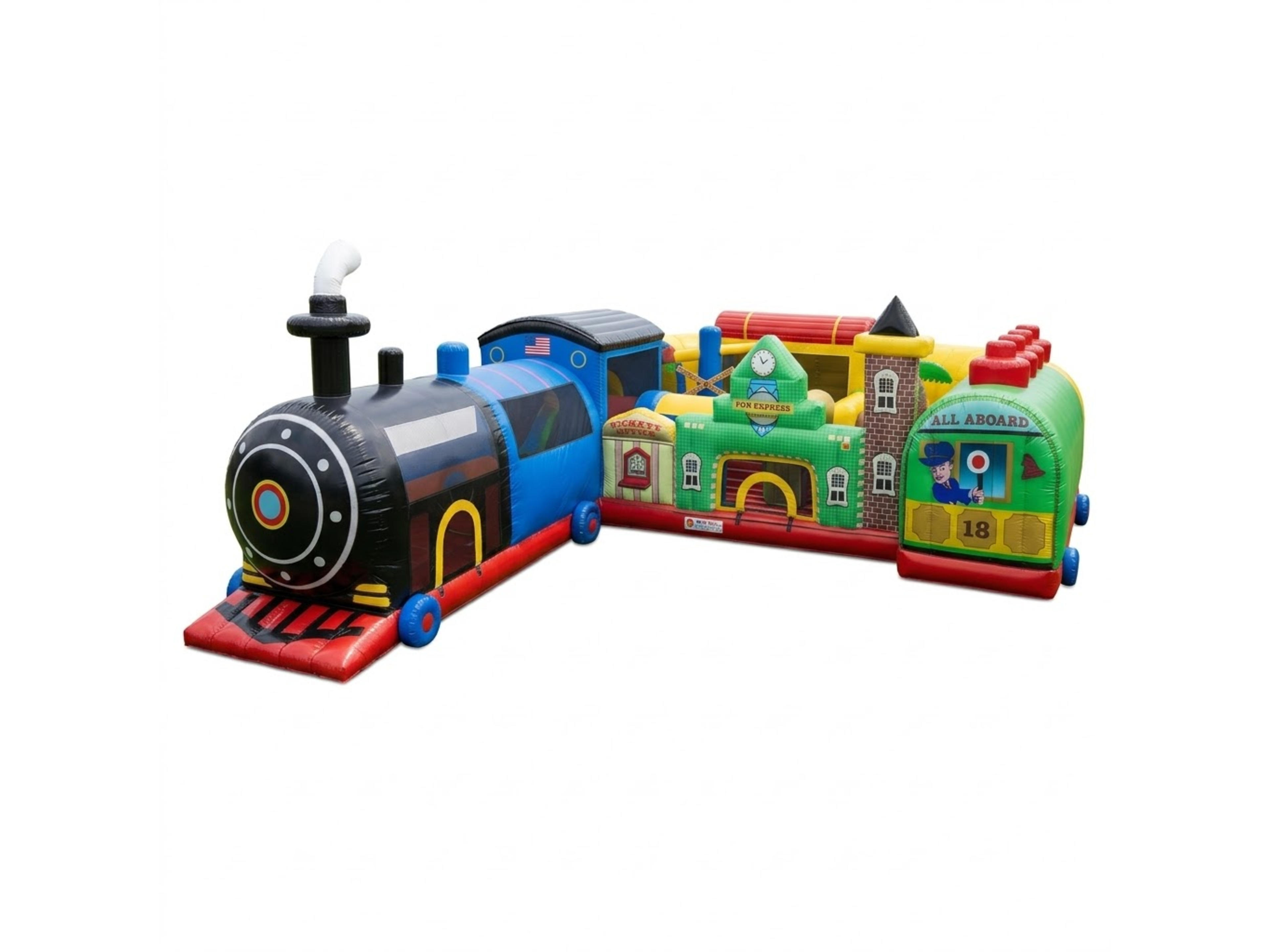 Fun Express Train Station Obstacle Course