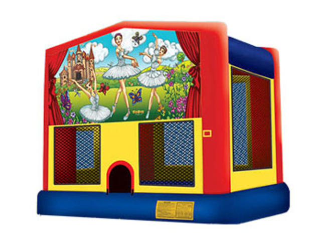 13 x 13 Ballerina Bounce House Moonwalk