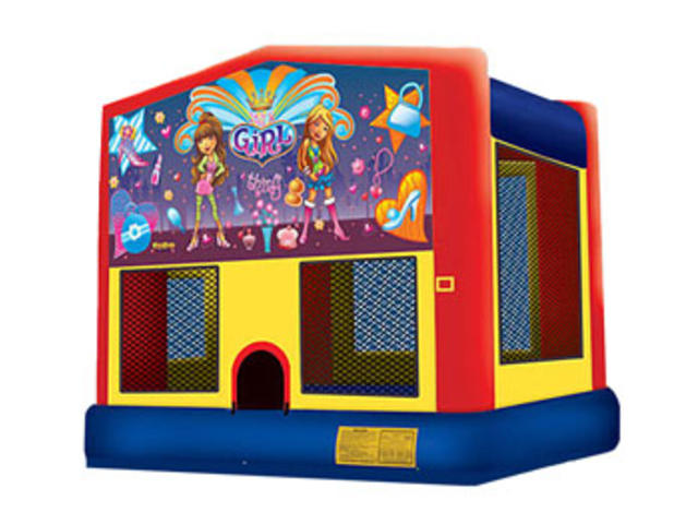 13 x 13 It's A Girl Thing Bounce House