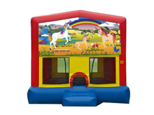 13 x 13 Unicorn Bounce House Moonwalk
