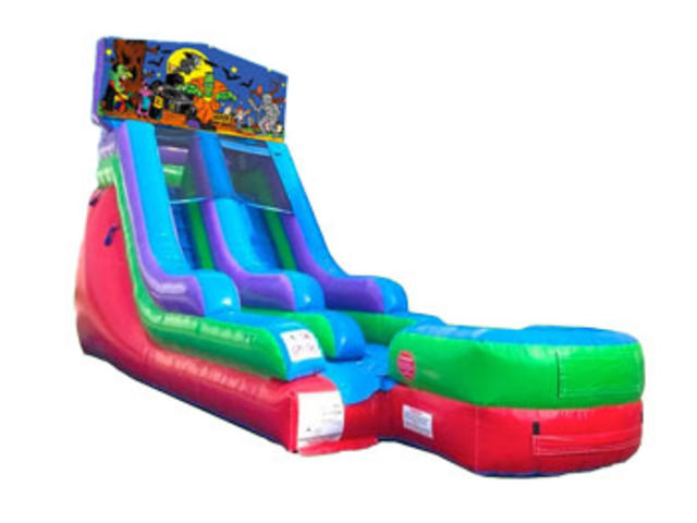 15ft Halloween Retro Wet/Dry Slide